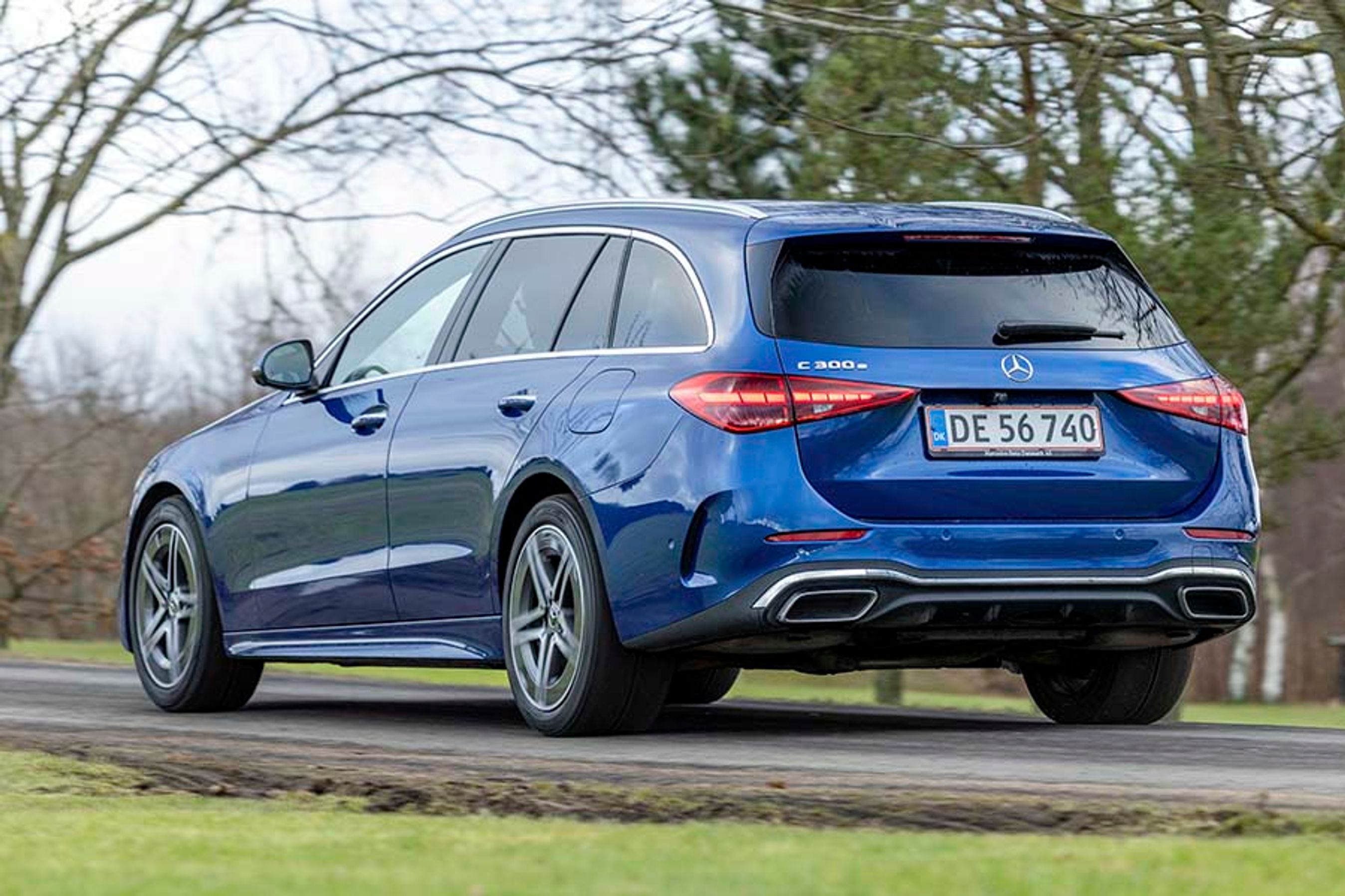 Mercedes-Benz C 300 e set bagfra