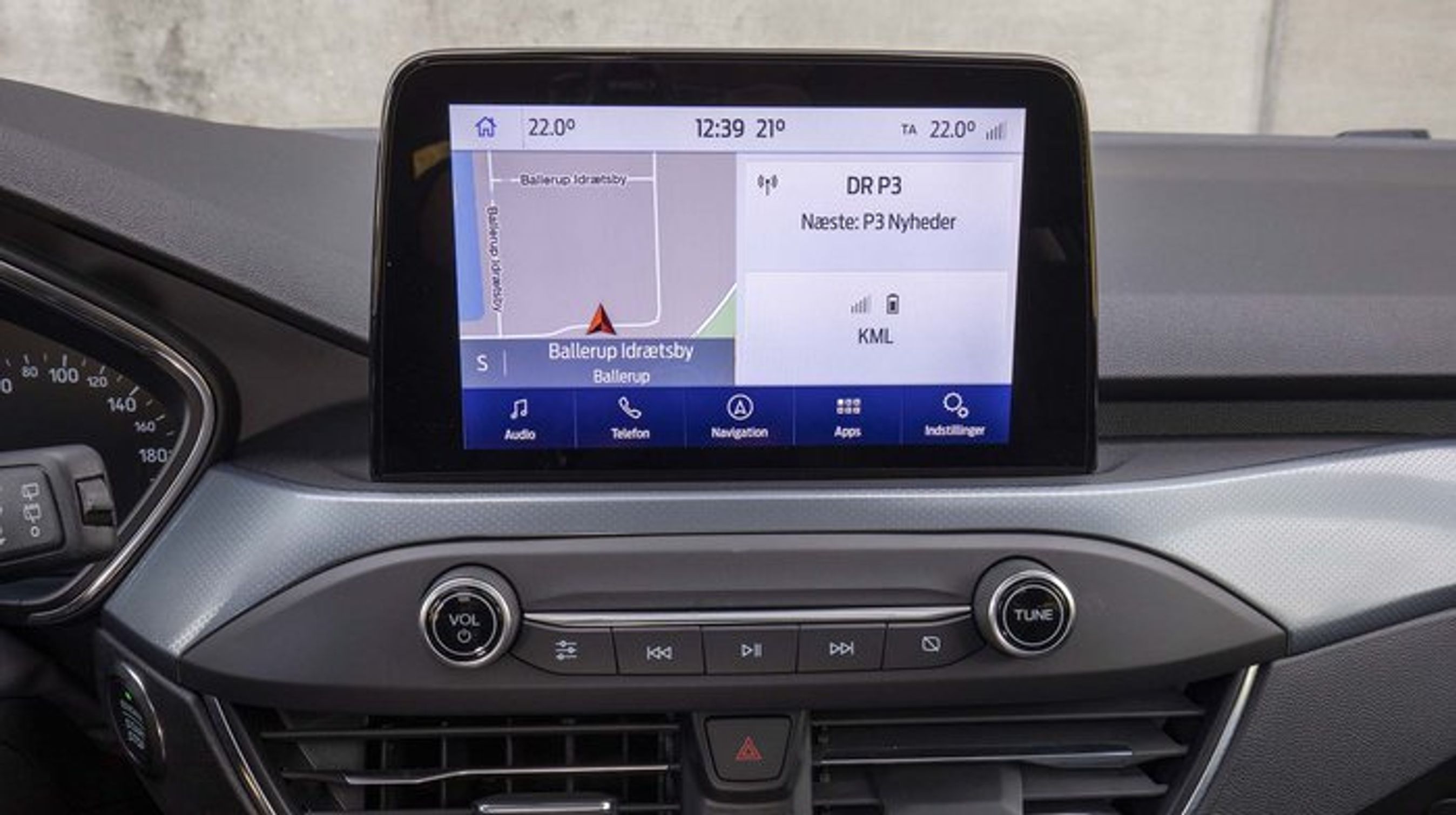 Ford Focus Active skærm