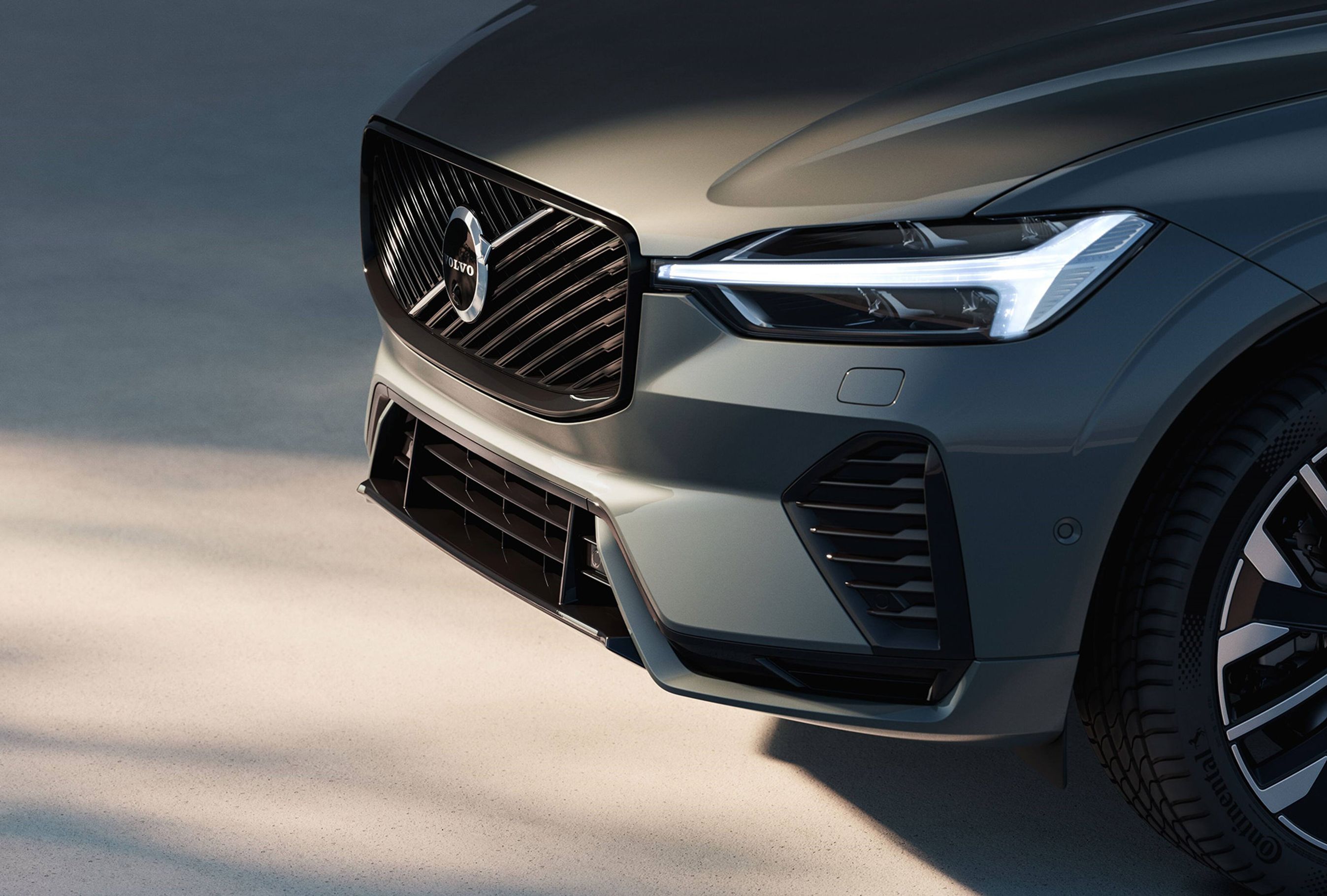 Grill'en på volvo XC60.