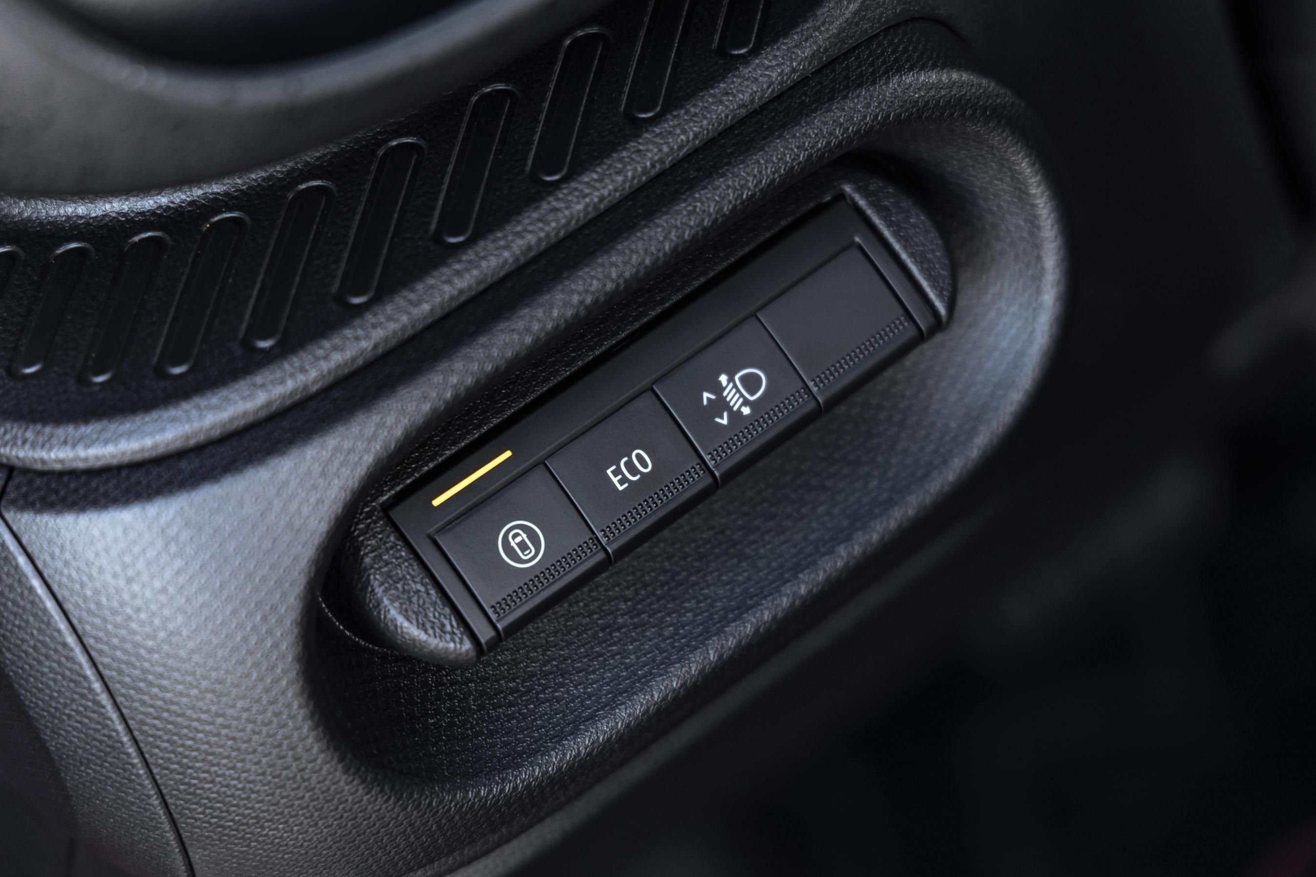 Knap der slår alarmer fra på en Renault Twingo