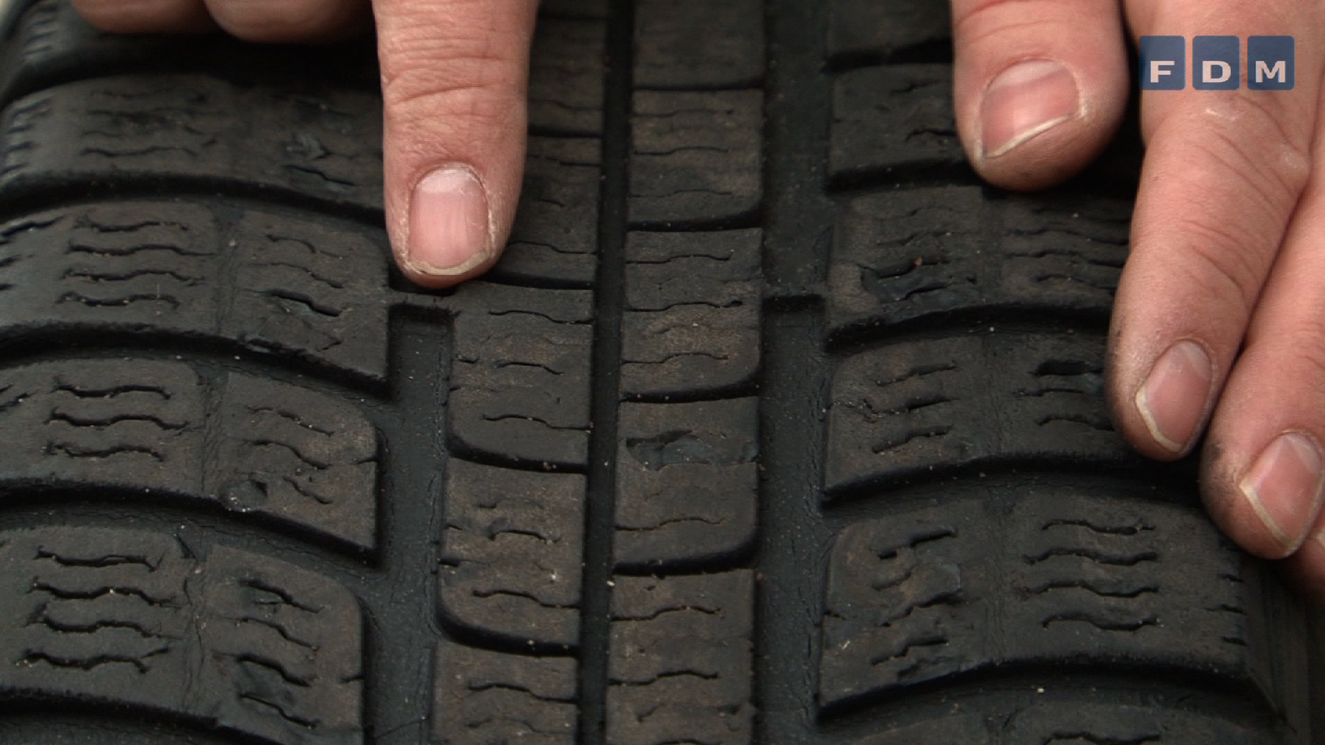 Se efter slidbaneindikator