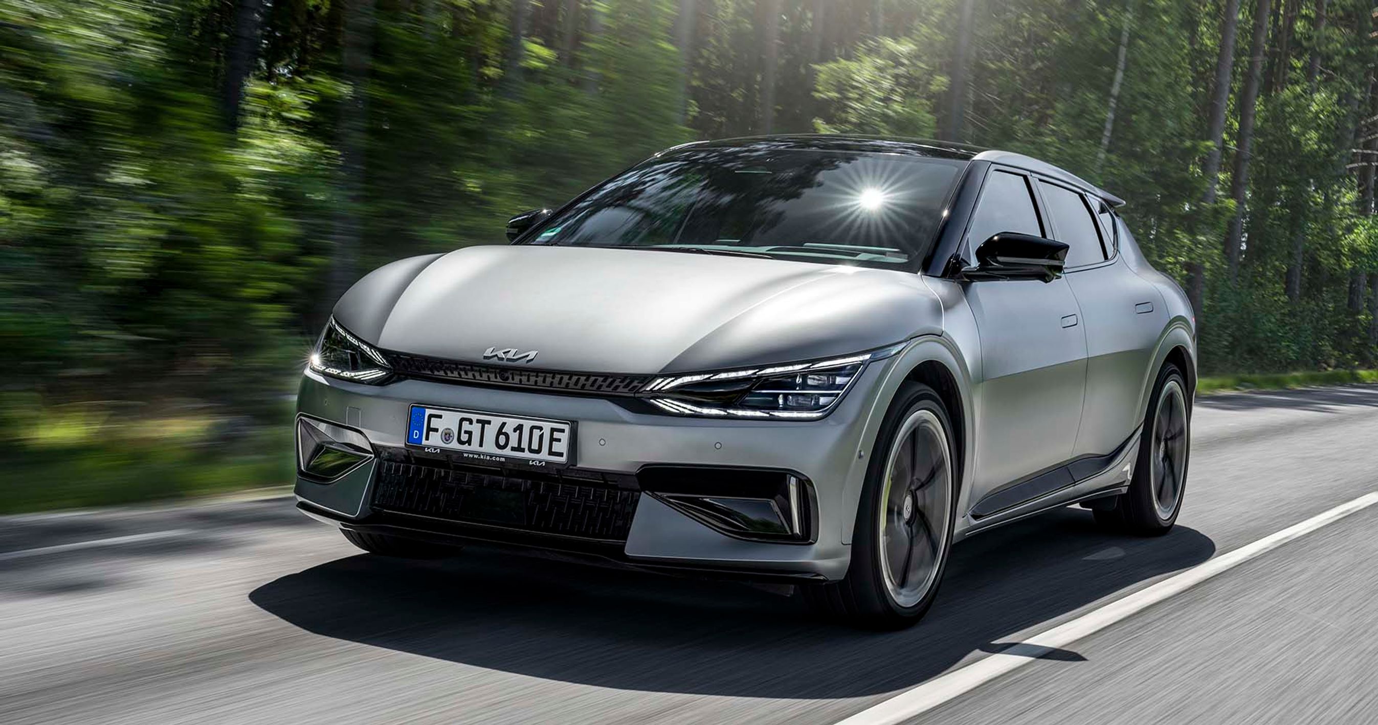 Kia EV6 GT set forfra