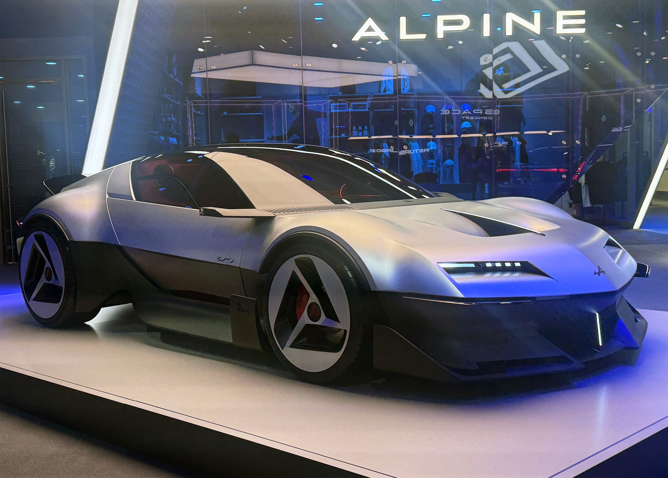 Alpine A310 koncept forfra.
