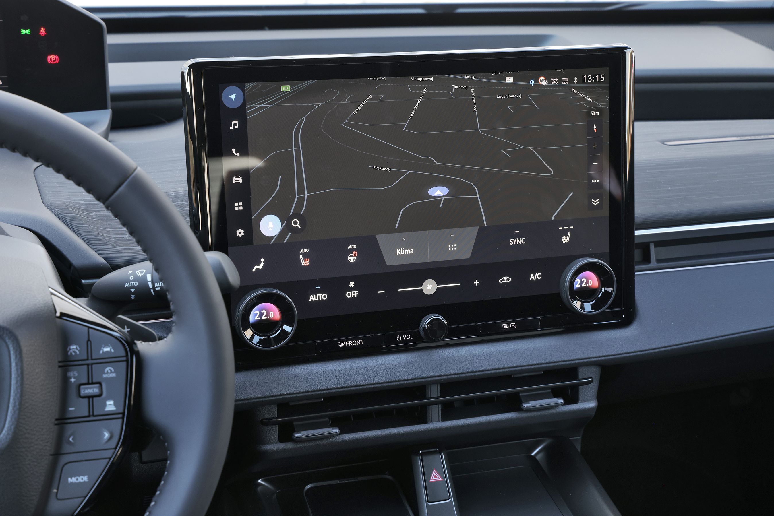 Stor skærm i en Toyota C-HR+