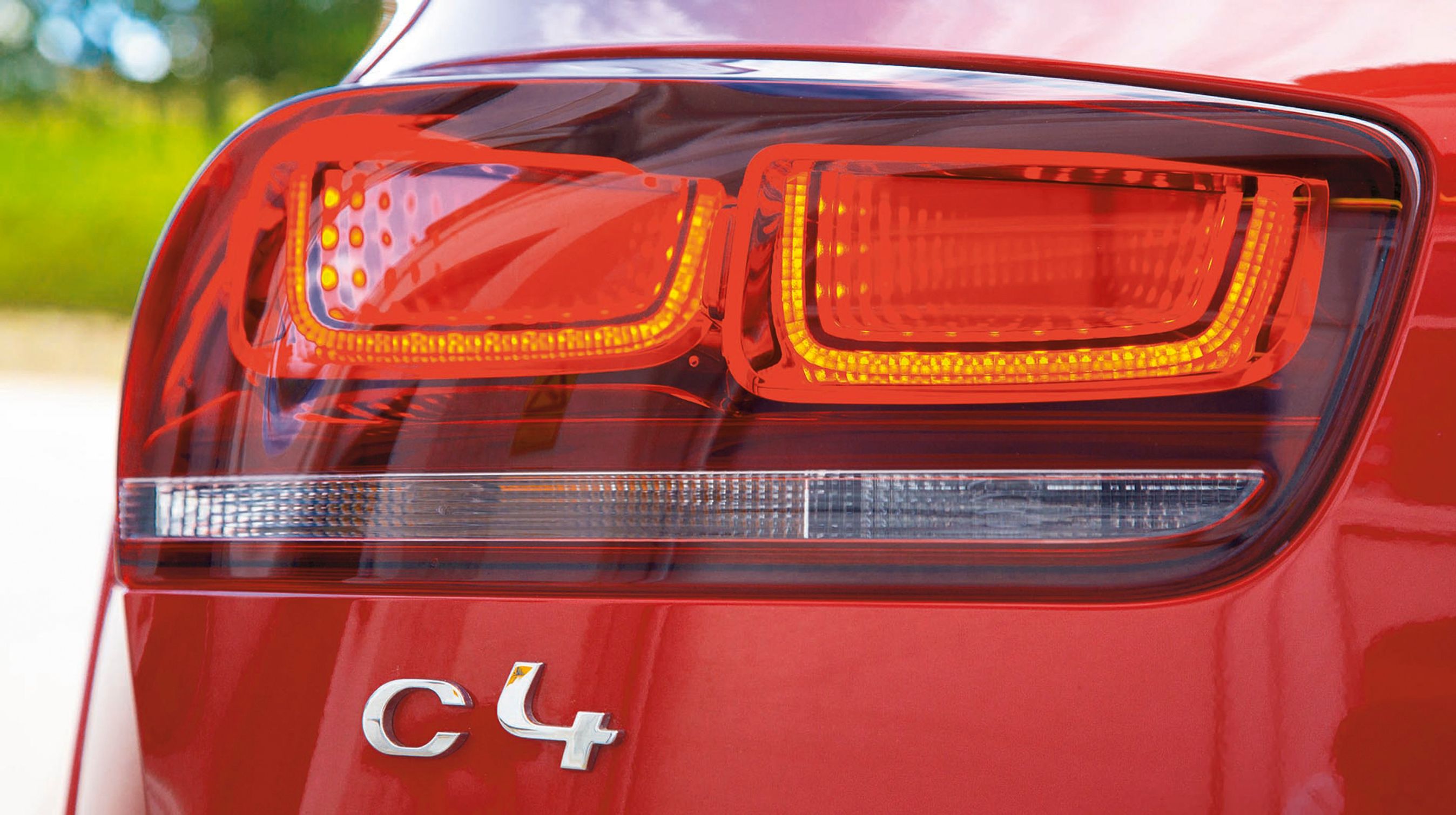 C4 Picasso ser ekstra flot ud bagfra, når den er udstyret med 3-d-LED-baglygter til 4.500 kr. 