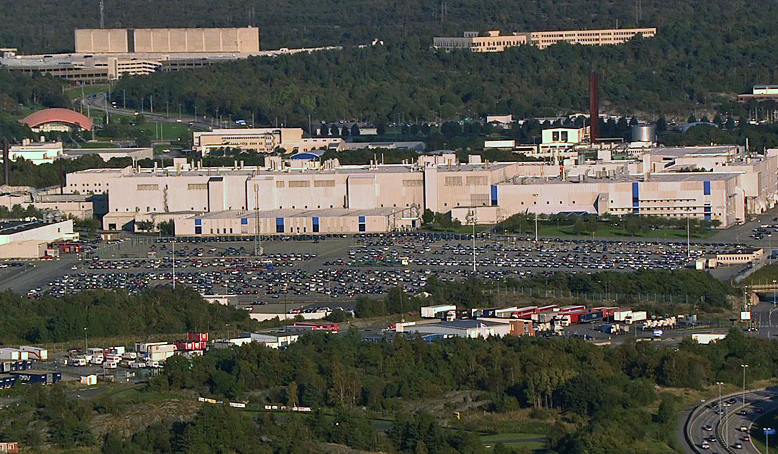 Volvos Torslanda-fabrik i Gøteborg.