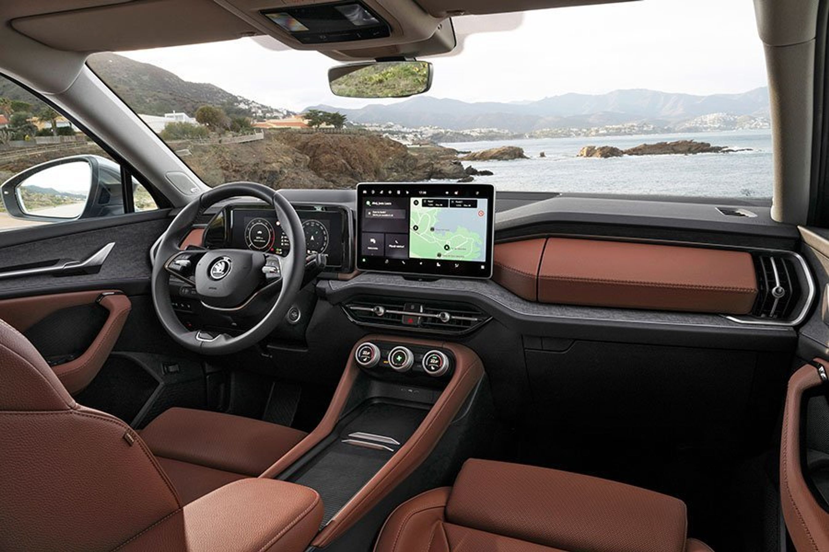 Kabinen i en Skoda Kodiaq