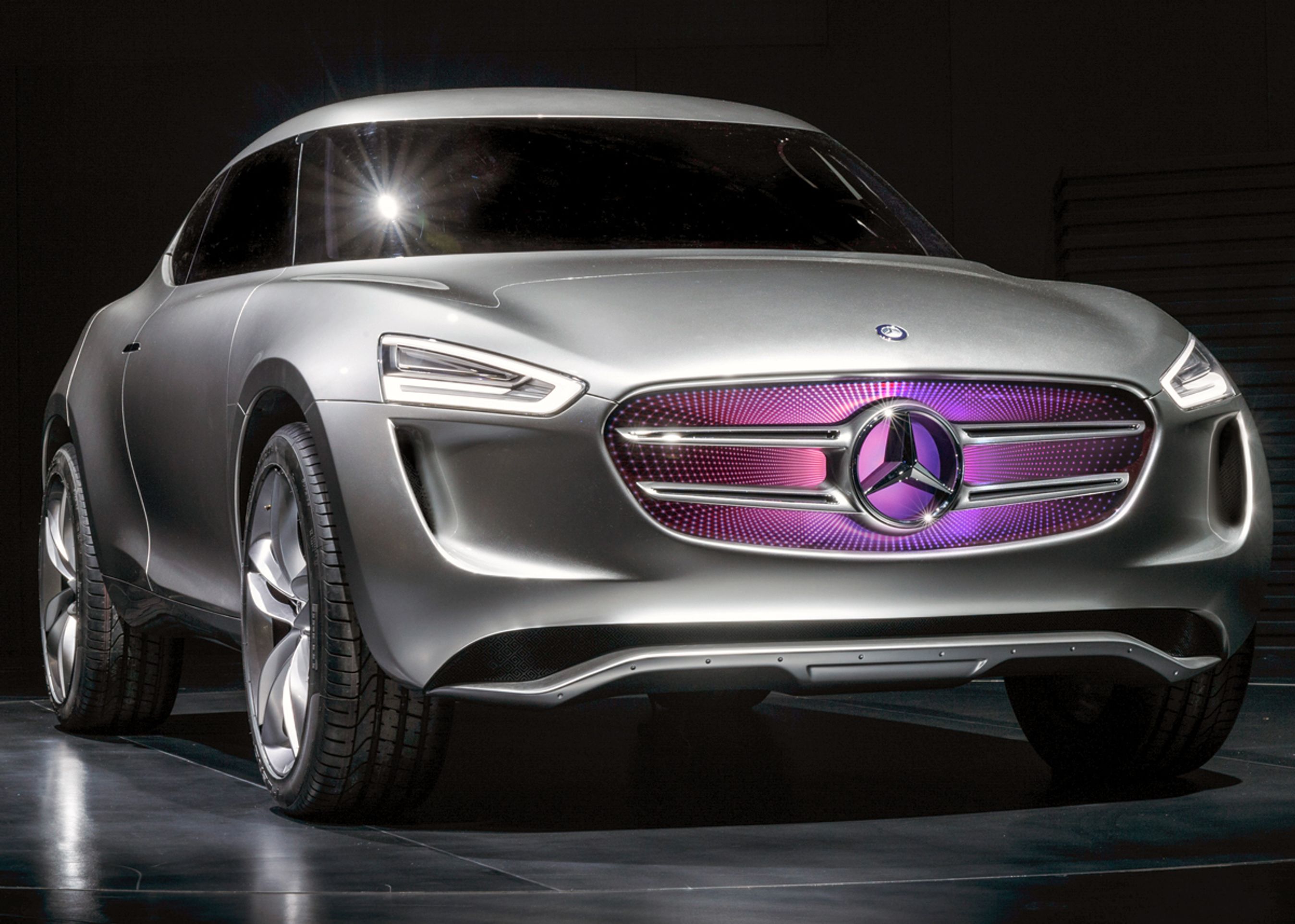 Konceptbilen virker mere fersk og ufærdig end andre Mercedes-konceptbiler.