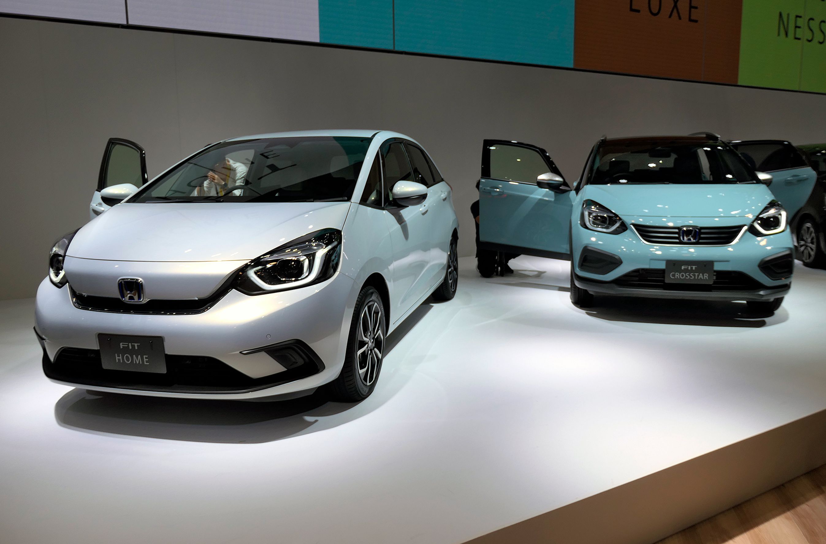 Honda Jazz ved verdenspremieren i Tokyo.