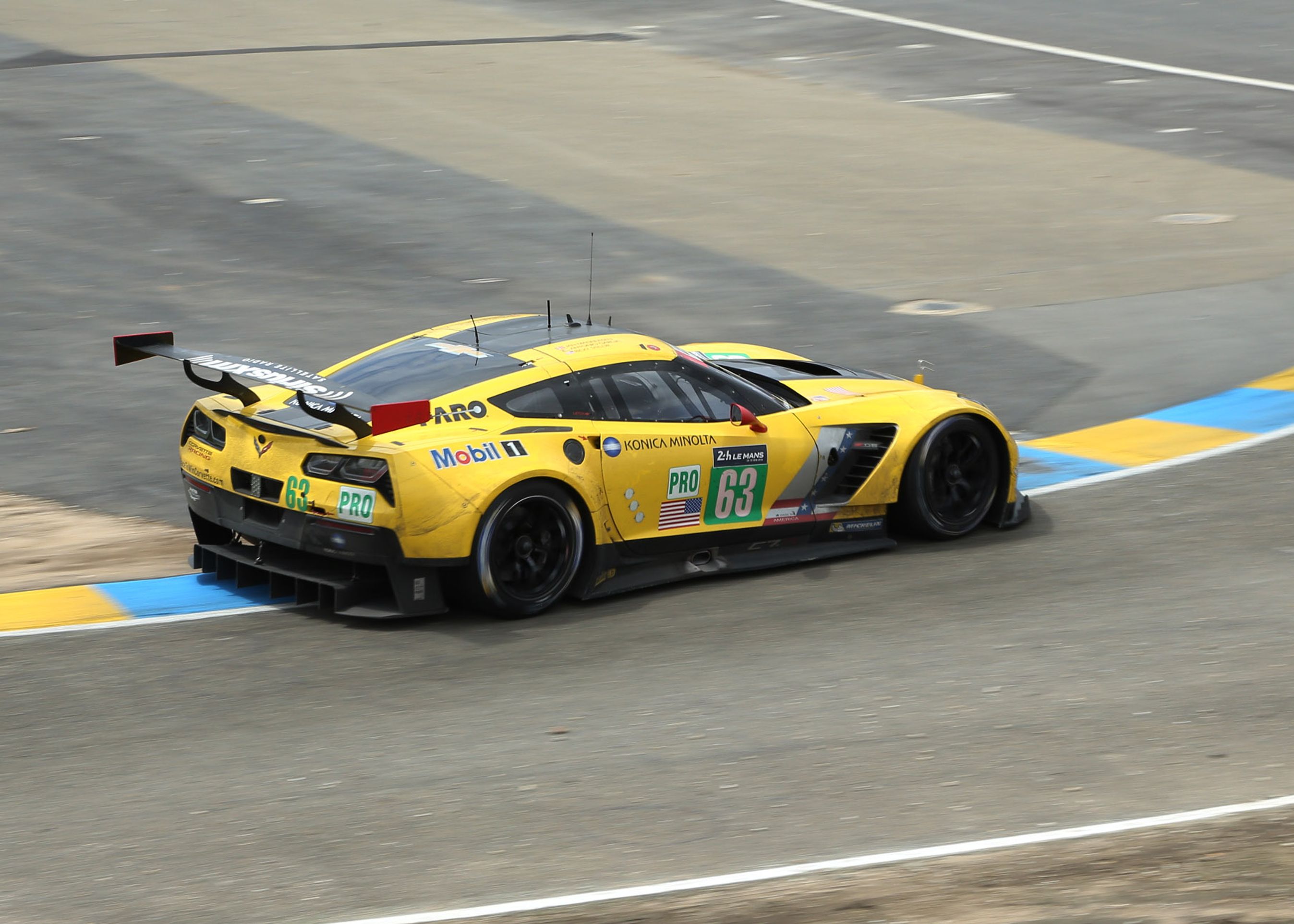 Motoren buldrede godt igennem, men Corvette havde ikke fart i bilen i år, og derfor kom Jan Magnussen ikke på podiet.