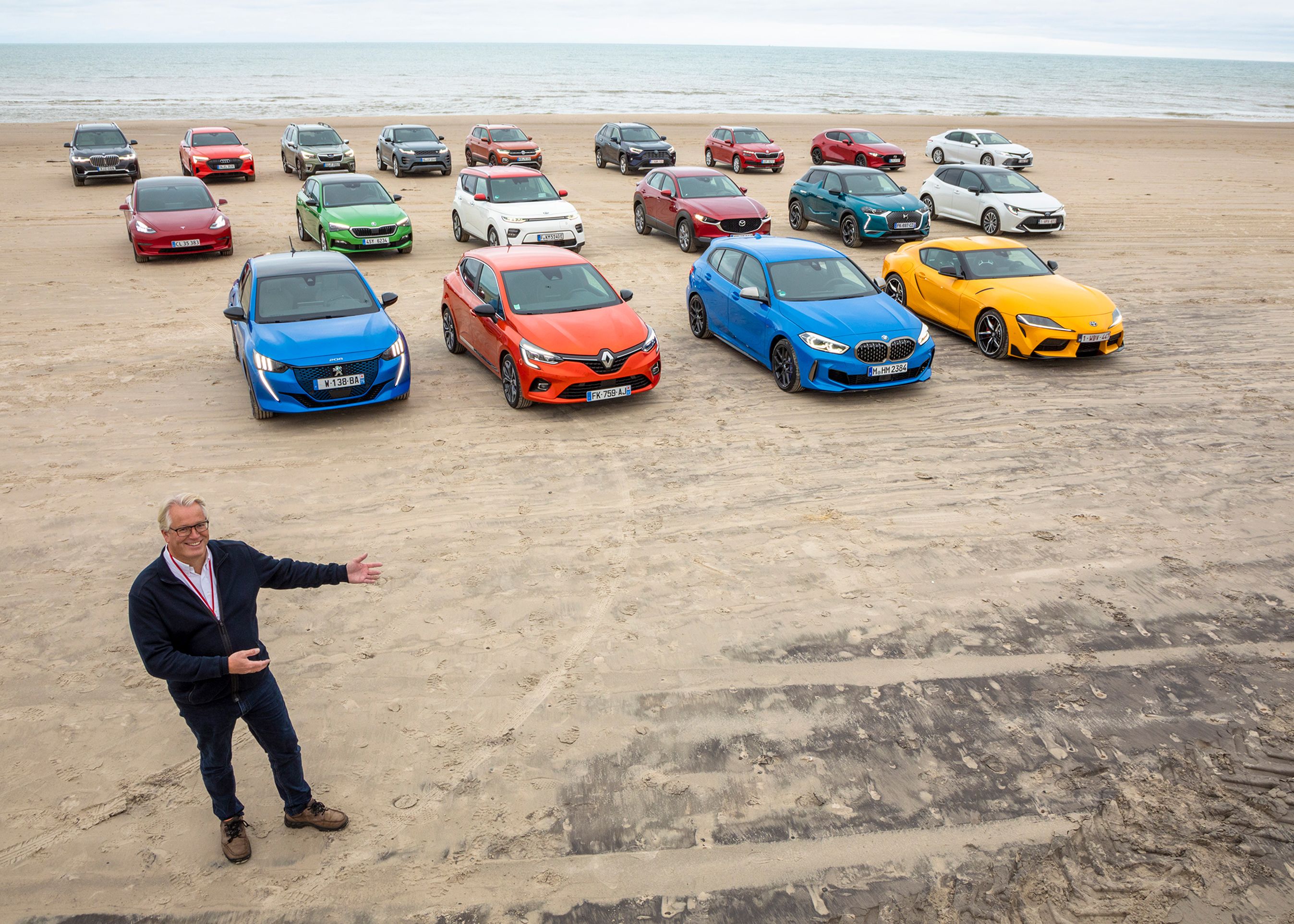 Den indledende test af Car of the Year-biler fandt sted ved den skandinaviske Tannistest i Nordjylland.