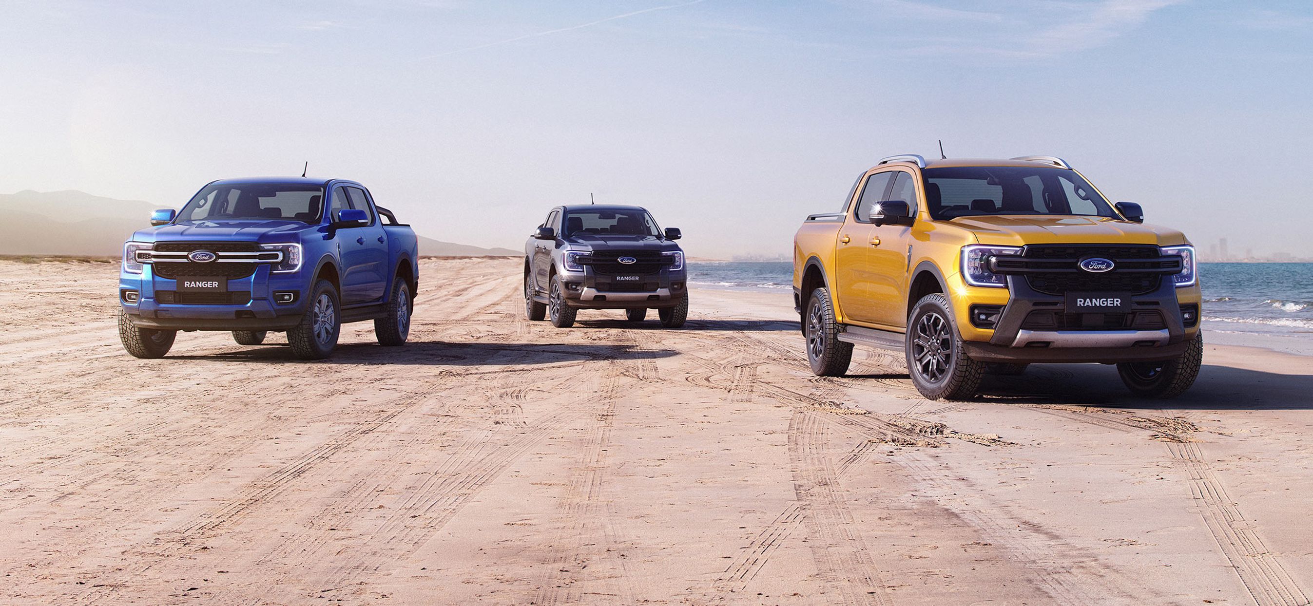 Ford Ranger kommer i tre versioner.