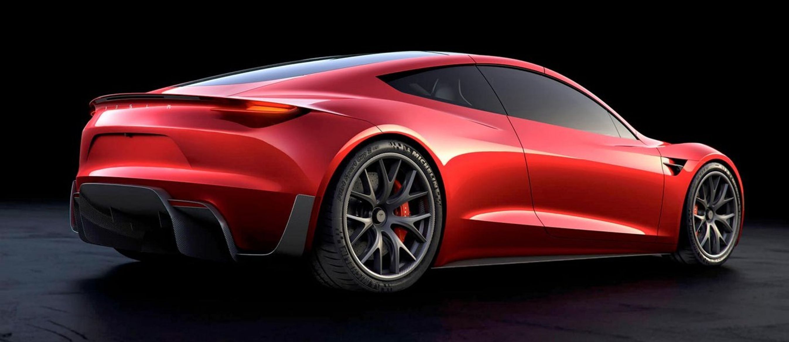 Tesla Roadster kan formentlig være klar i 2023. Trods navnet er bilen en firepersoners coupé.