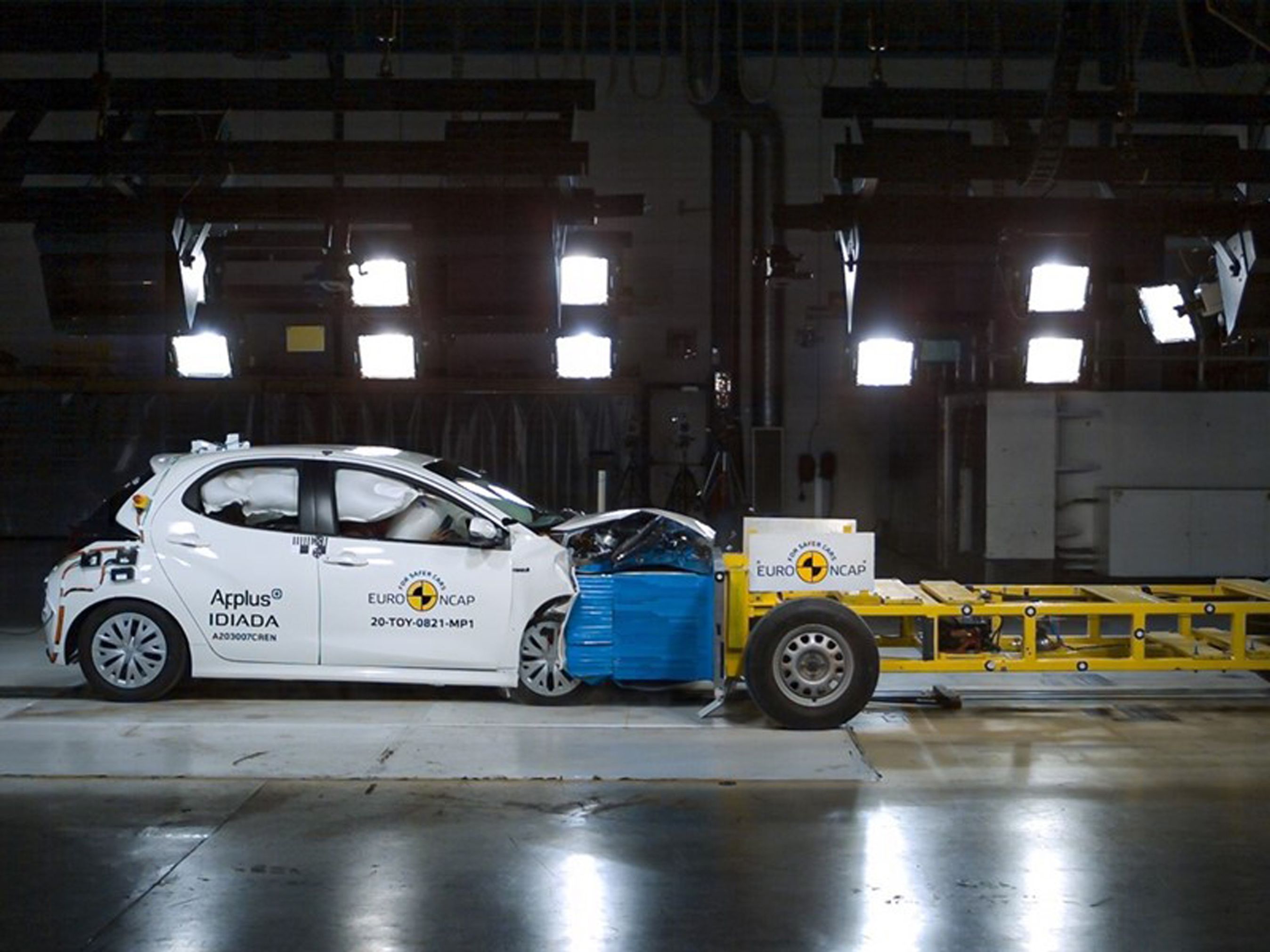 Der er fem Euro NCAP-stjerner til den nye Toyota Yaris