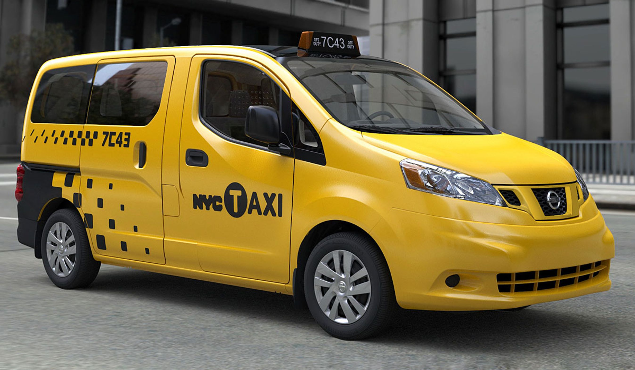 New York-taxien, som den vil se ud fra 2013.