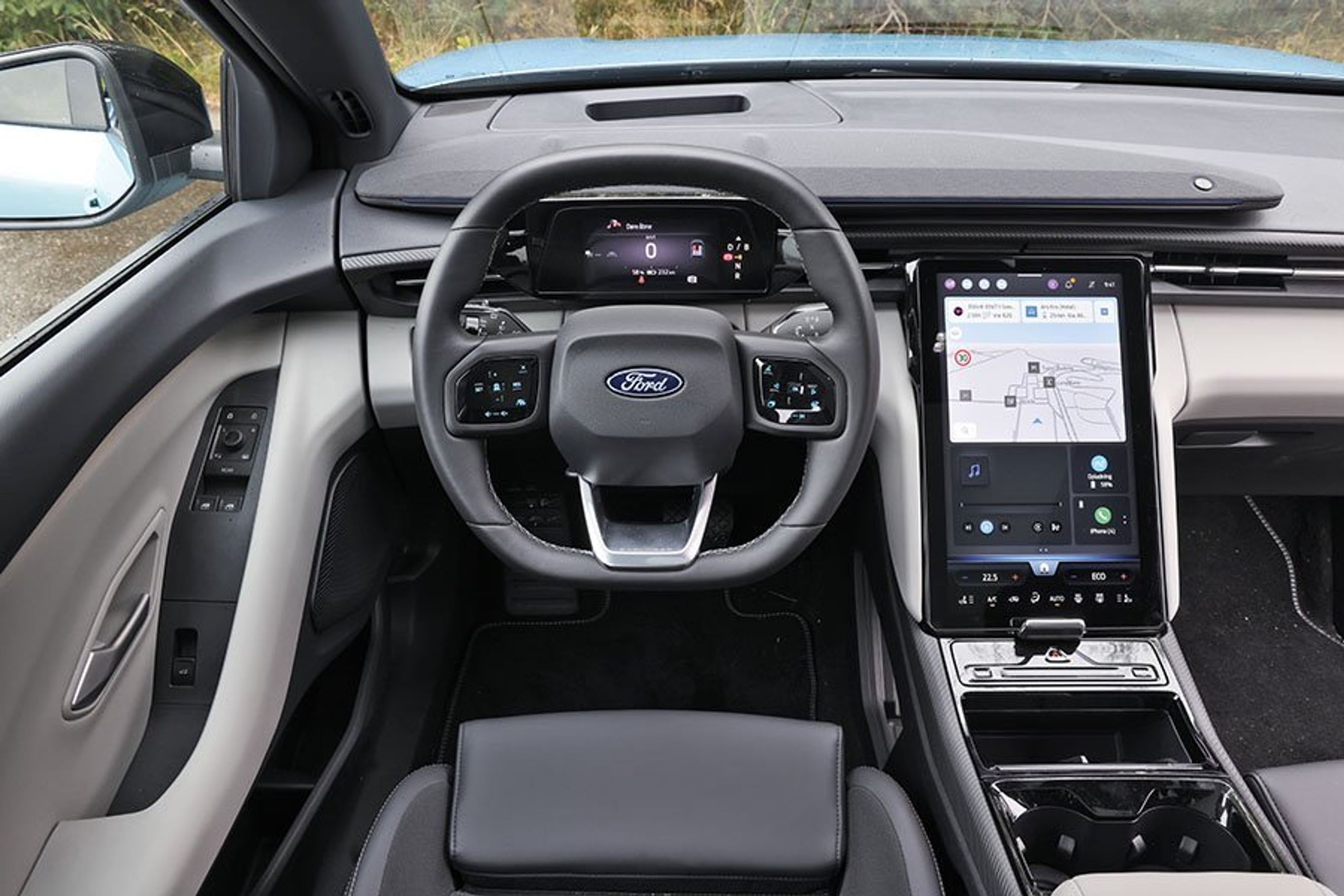 Førerplads i en Ford Explorer