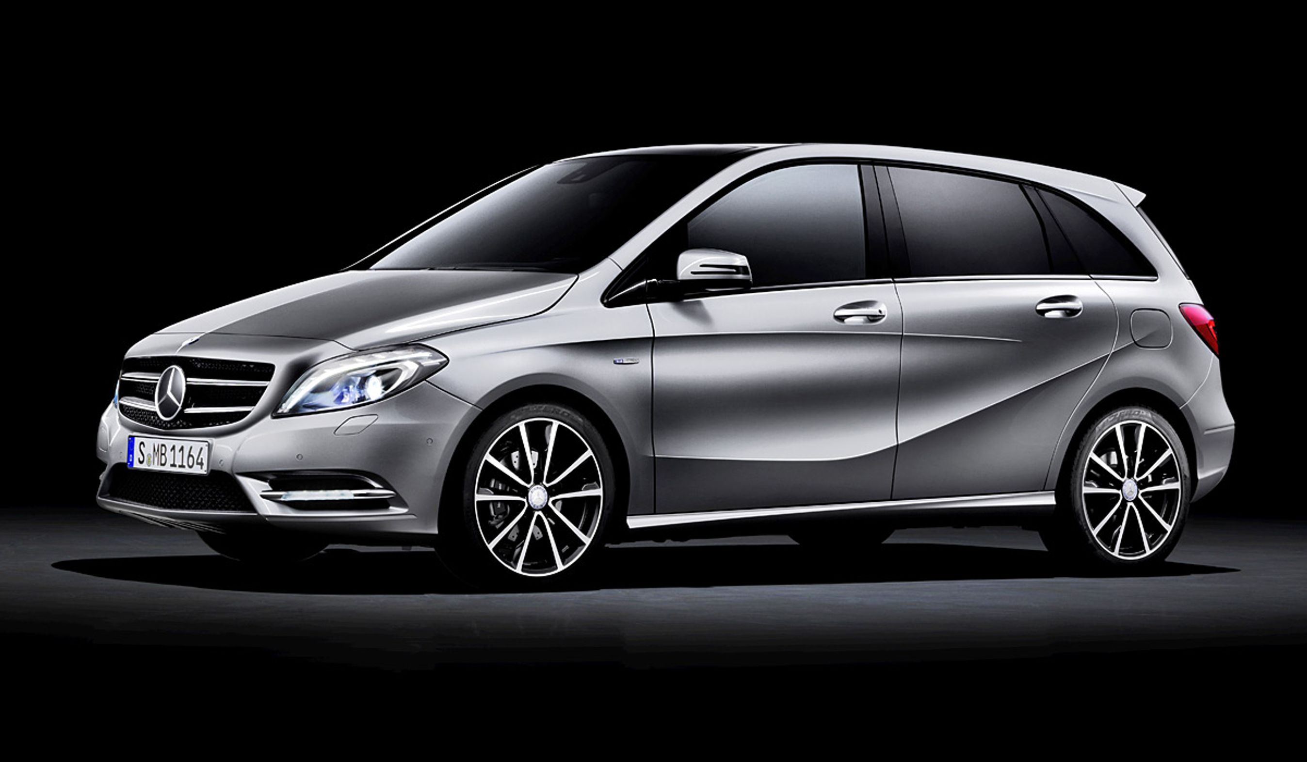 Den nye B-klasse er vokset ni cm i længden til nu 4,36 meter.