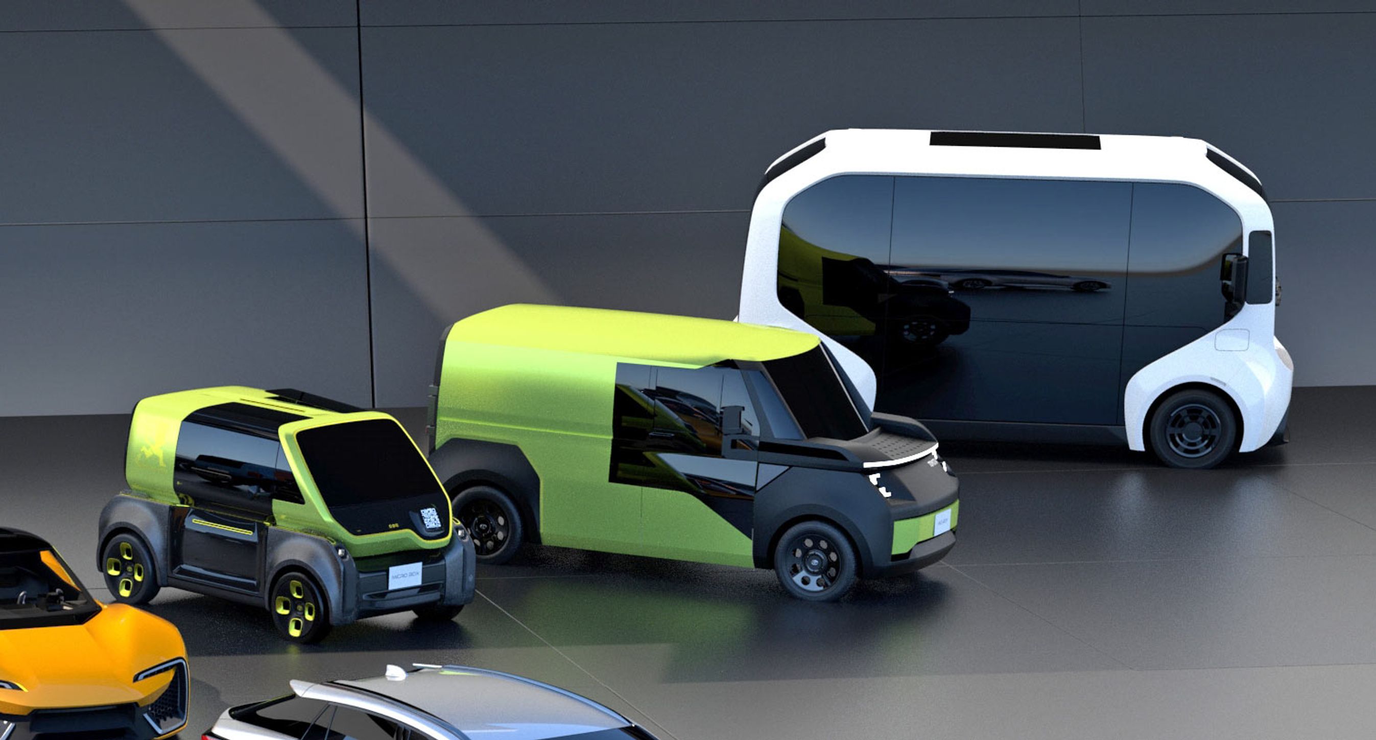 Toyota lancerer senest i 2025 to elektriske varevogne og en elektrisk, selvkørende minibus.x og Midbox