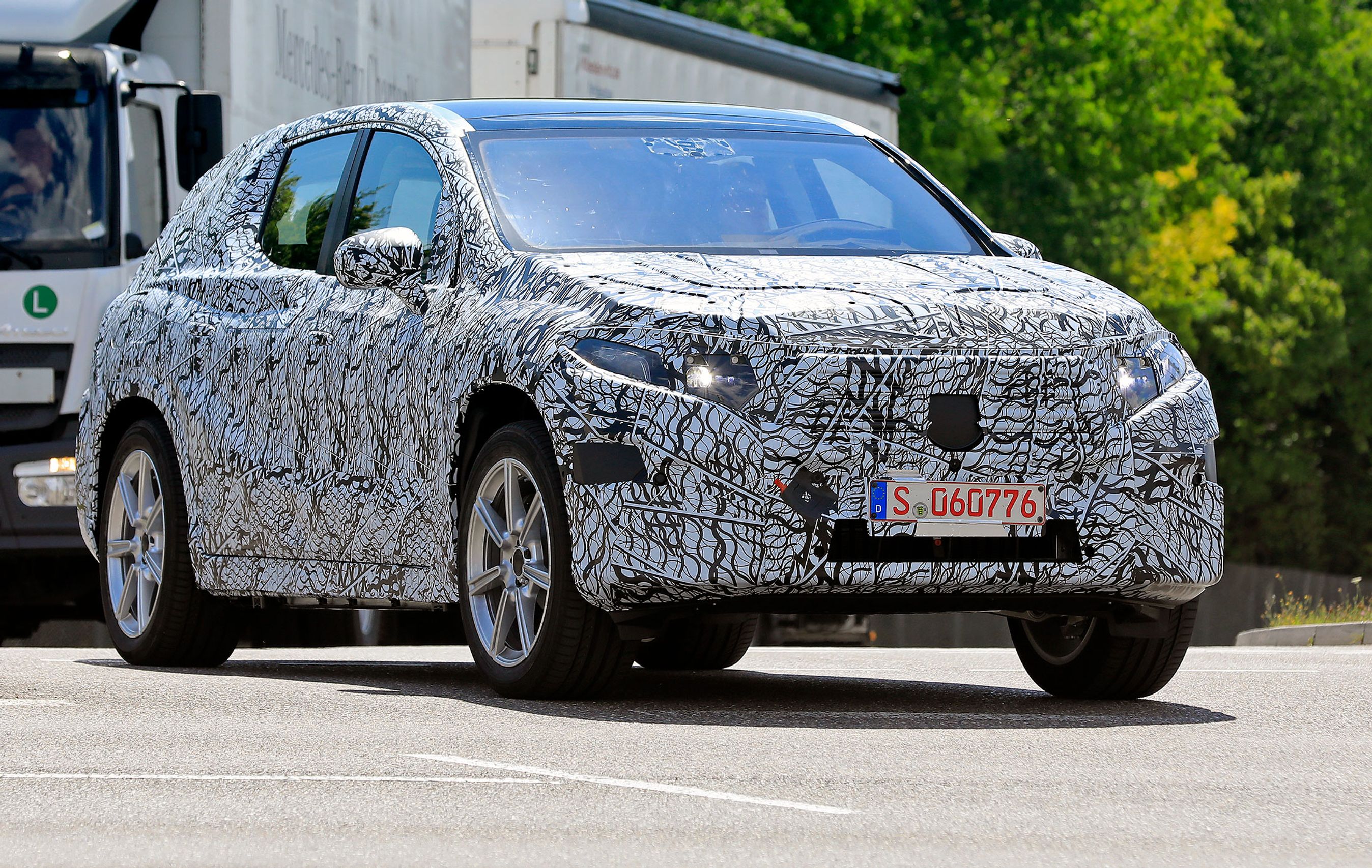 Anden generation af Mercedes' elbil, EQC. Foto: Automedia