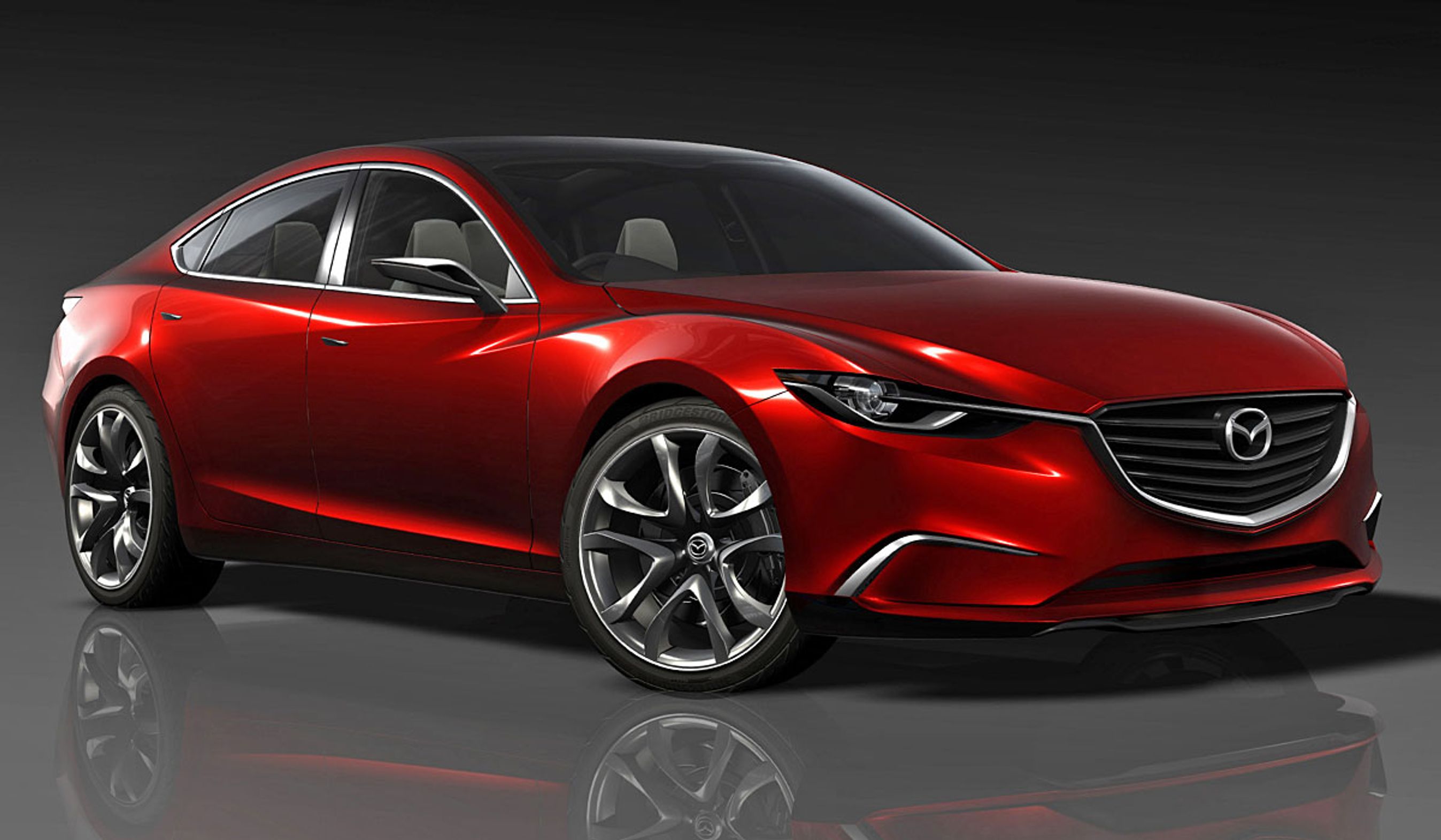 Mazda Takeri viser, hvordan den næste Mazda 6 kommer til at se ud.