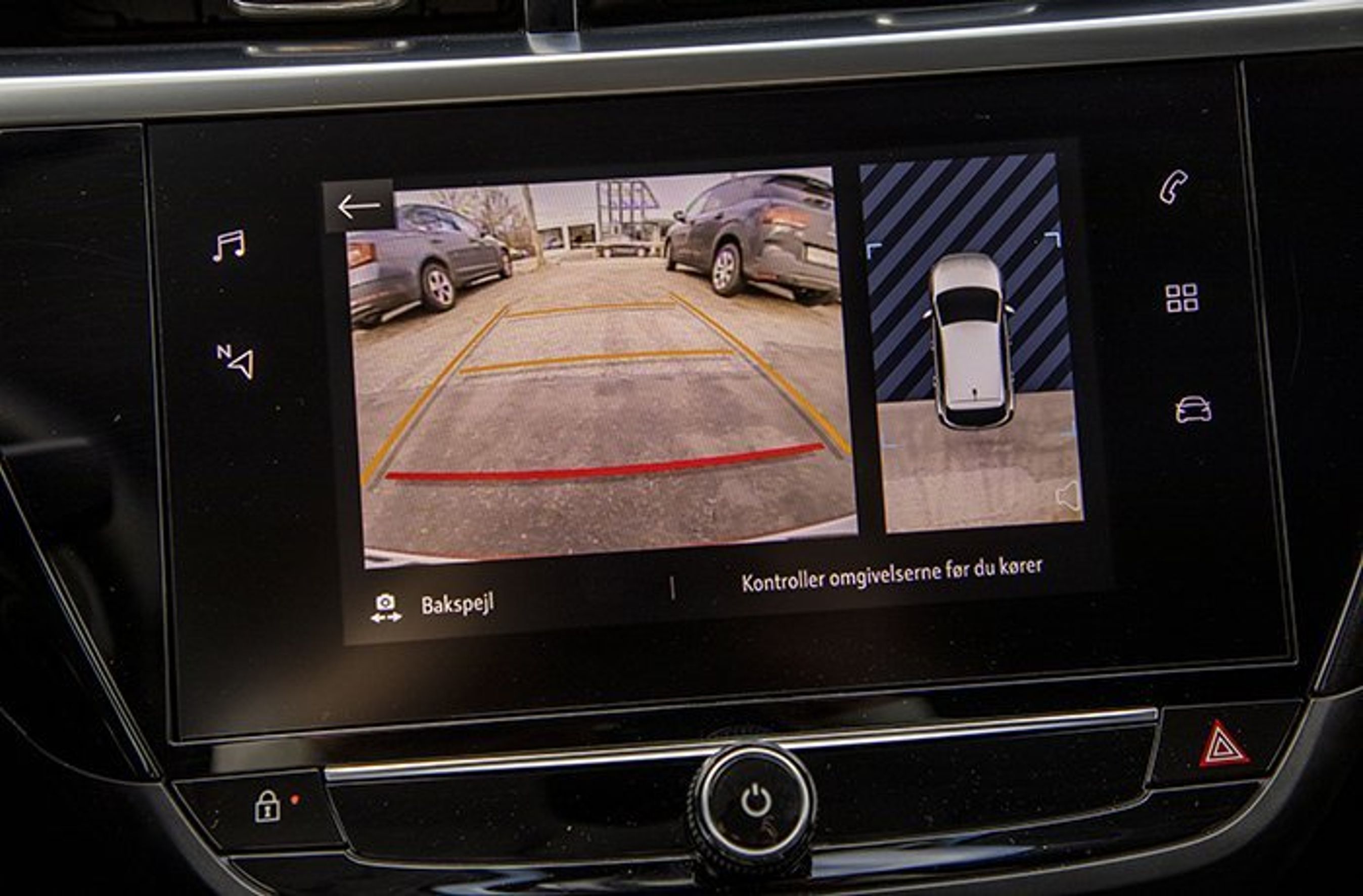 Opel Corsa bakkamera