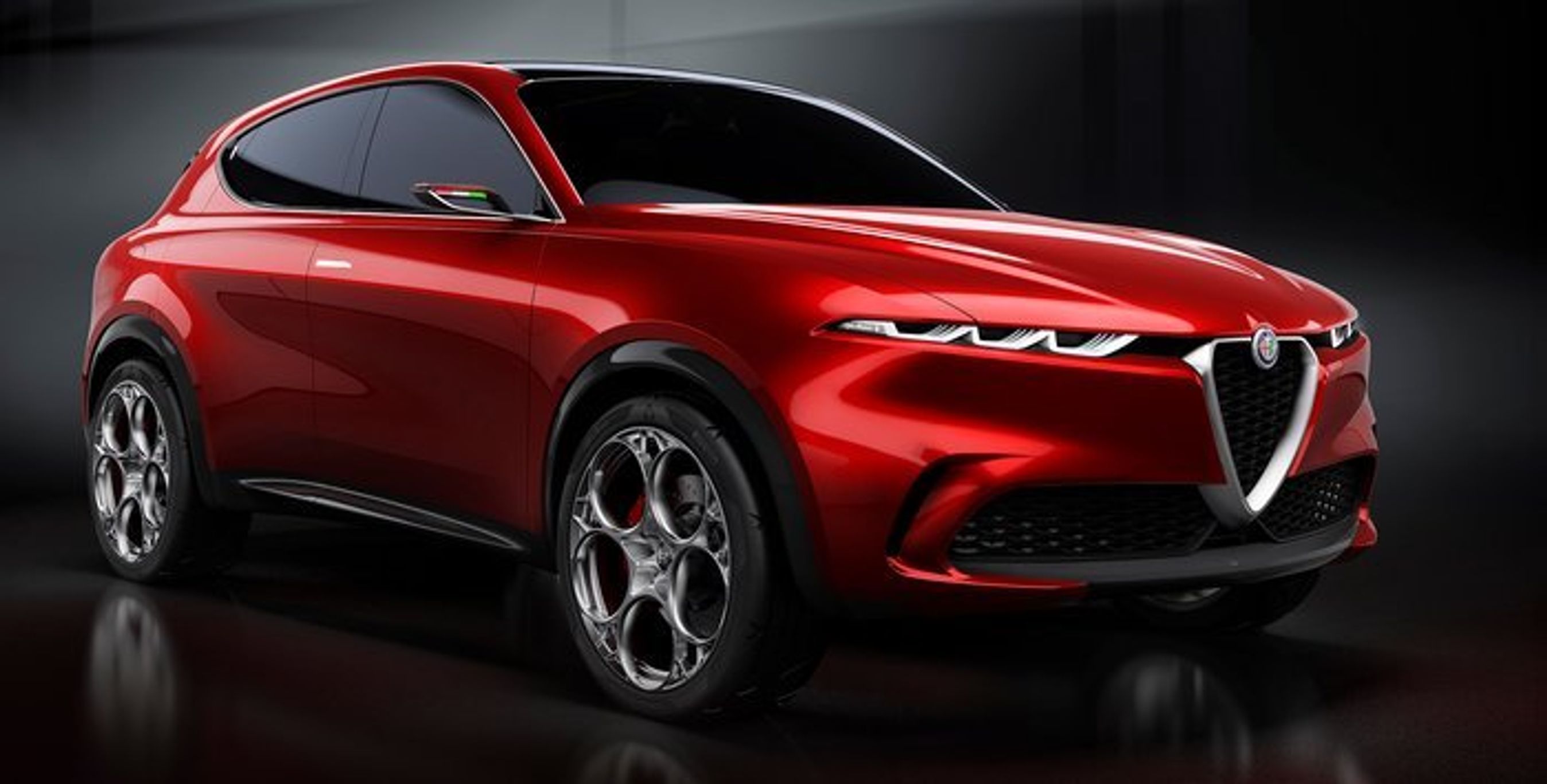 En konceptudgave af Alfa Rome Tonale, som bliver Alfas næste nyhed. Men først langt ind i 2021.