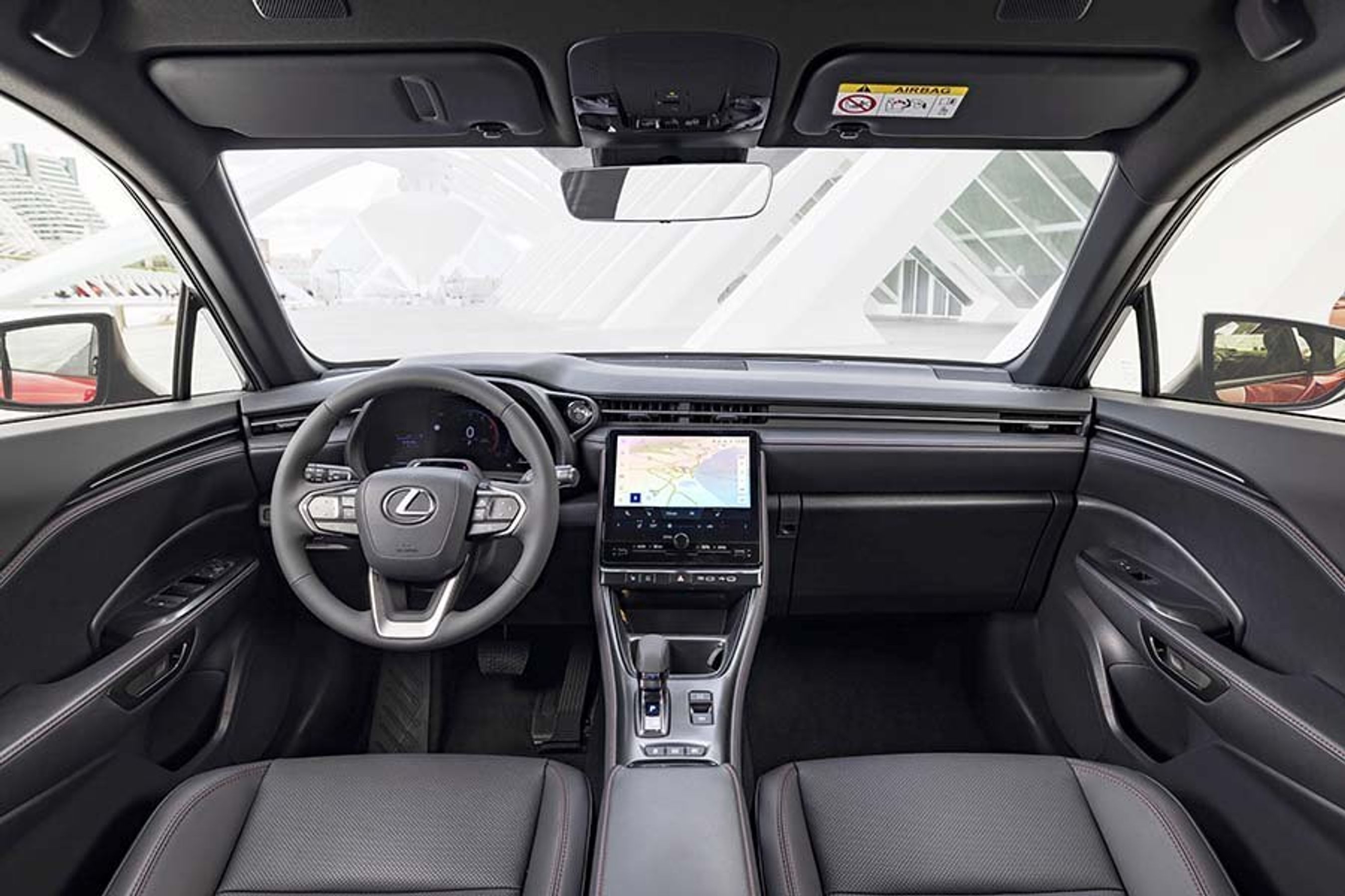 Kabinen i en Lexus LBX