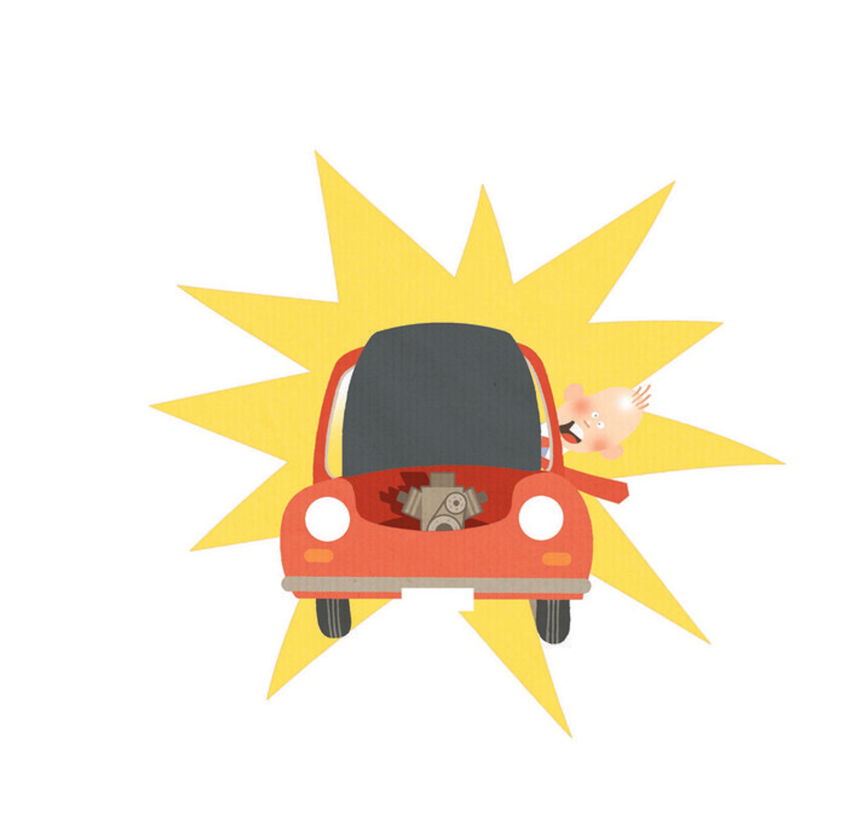 Kølerhjelmen går op