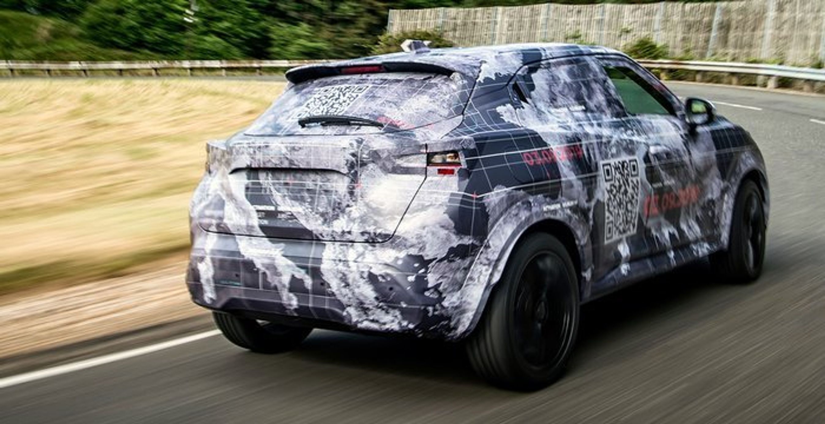 Nissan Juke har stadig et coupéagtigt bagparti.