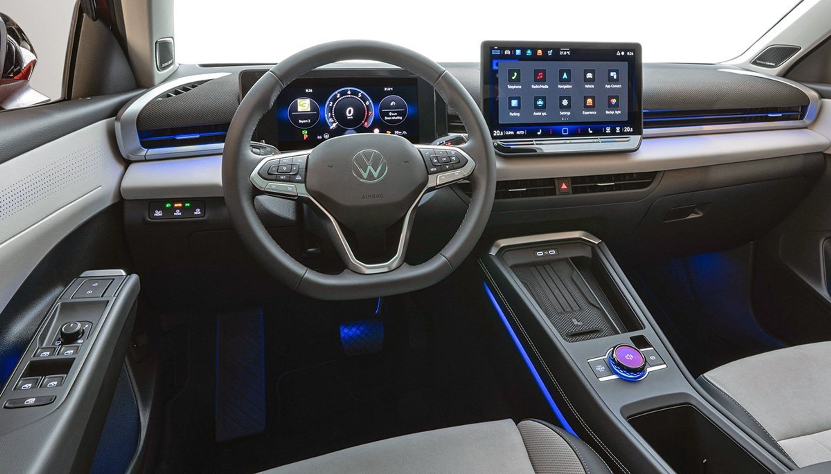 Førerpladsen i T-Roc.