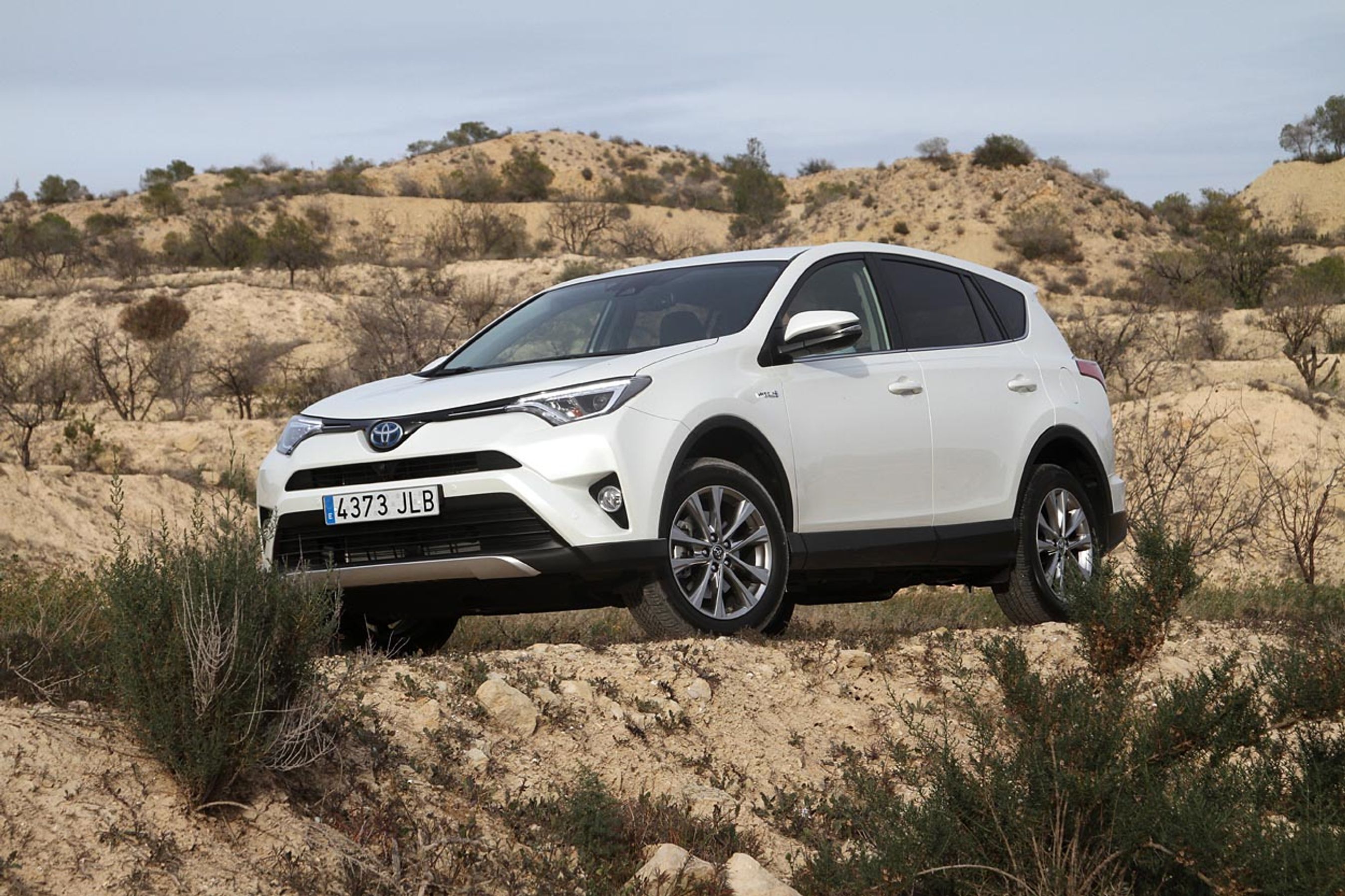 RAV4 har fået en lidt besynderlig spids næse, men designet er i det mindste blevet mere rent end på forgængeren.