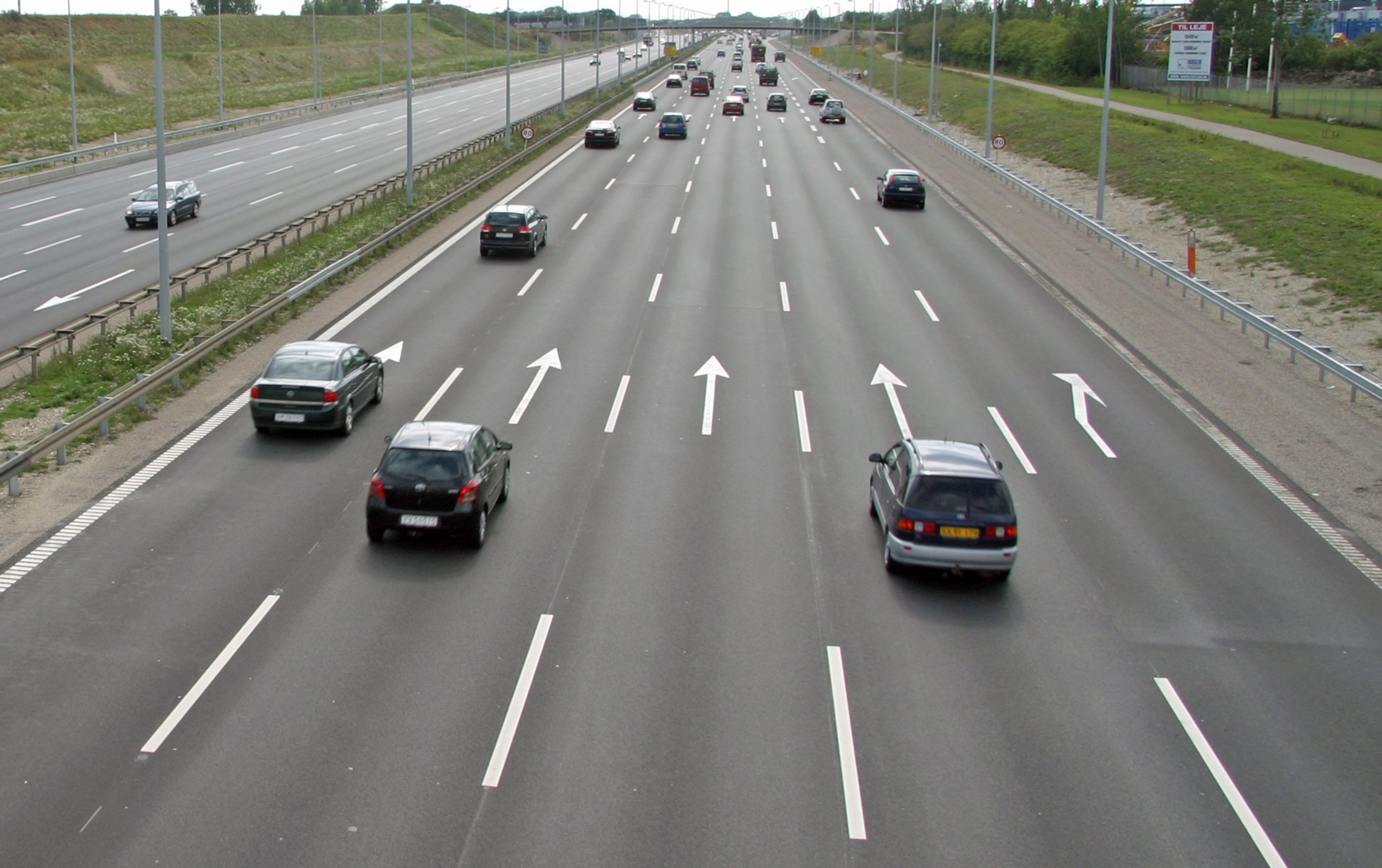 Fire nye motorveje på Sjælland og tre i Jylland er med i 2035-planen.