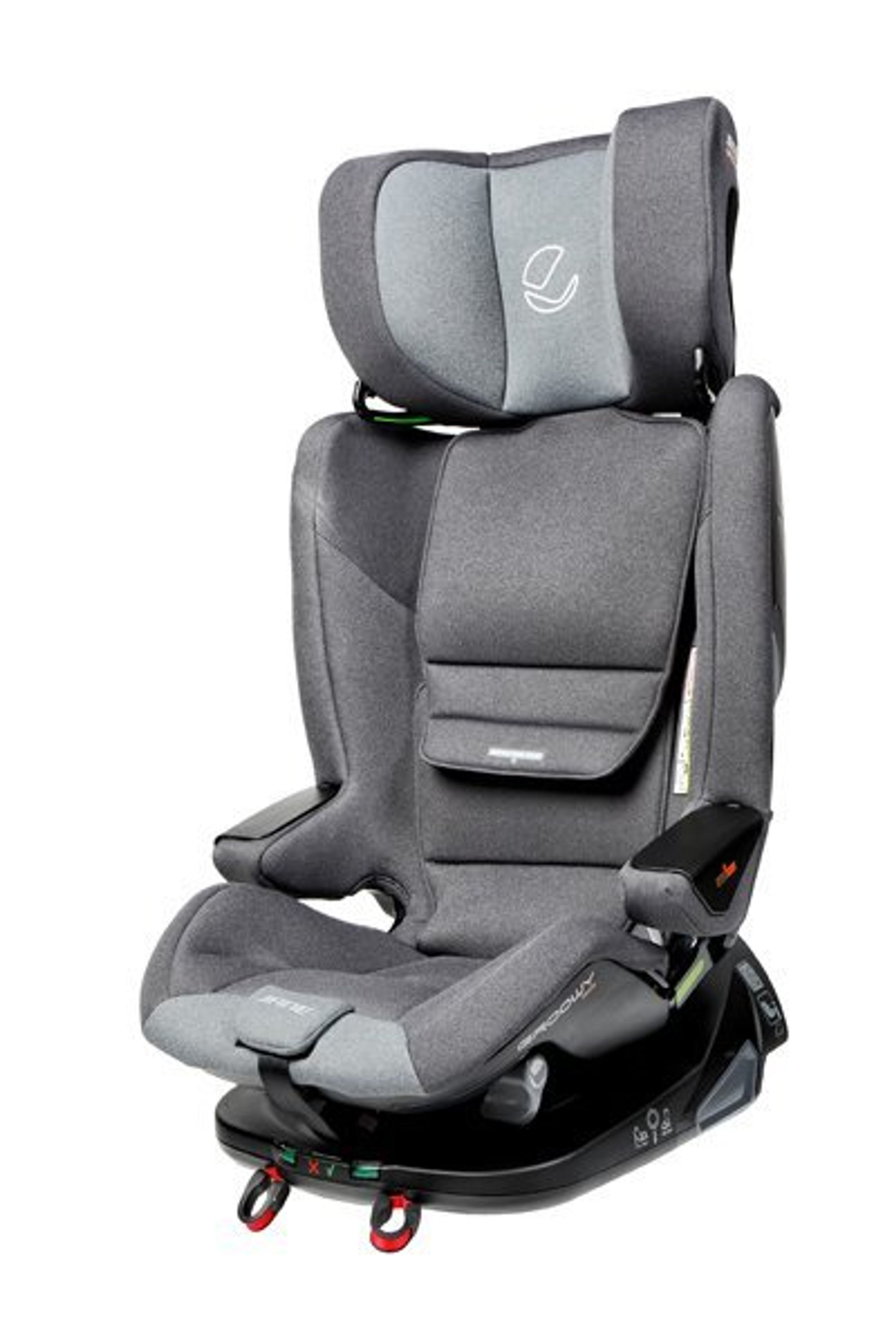 Billede af den testede autostol. 