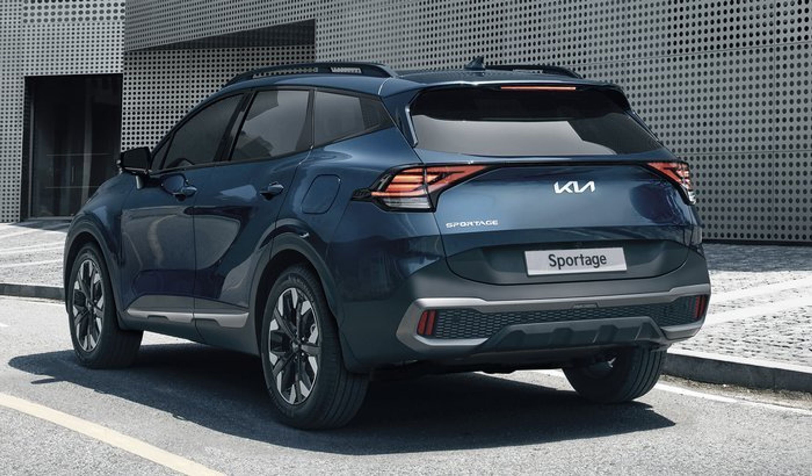 Kia Sportage i femte generation. Designet er forandret meget fra fjerde generation.