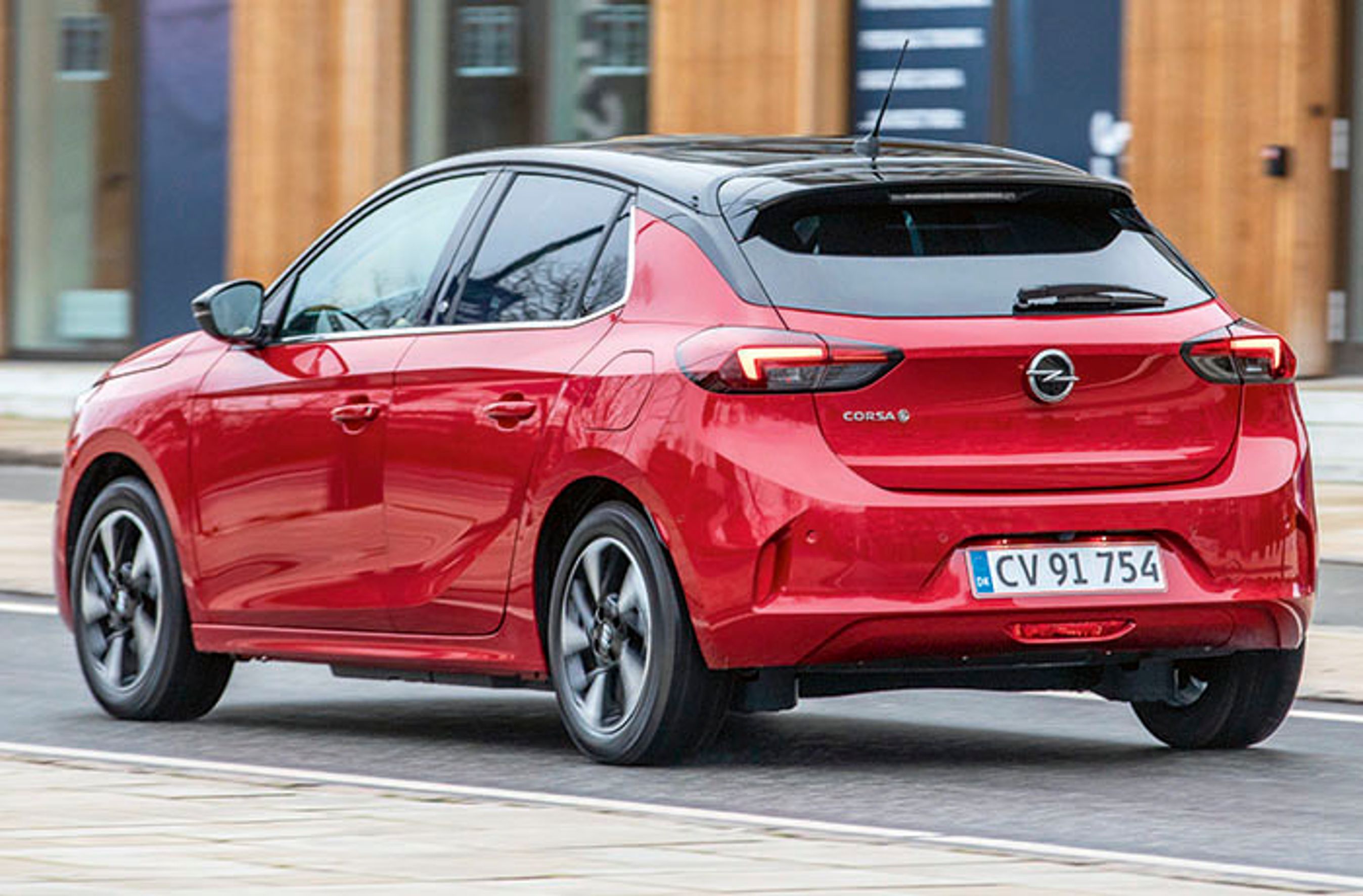 Opel Corsa-e set bagfra