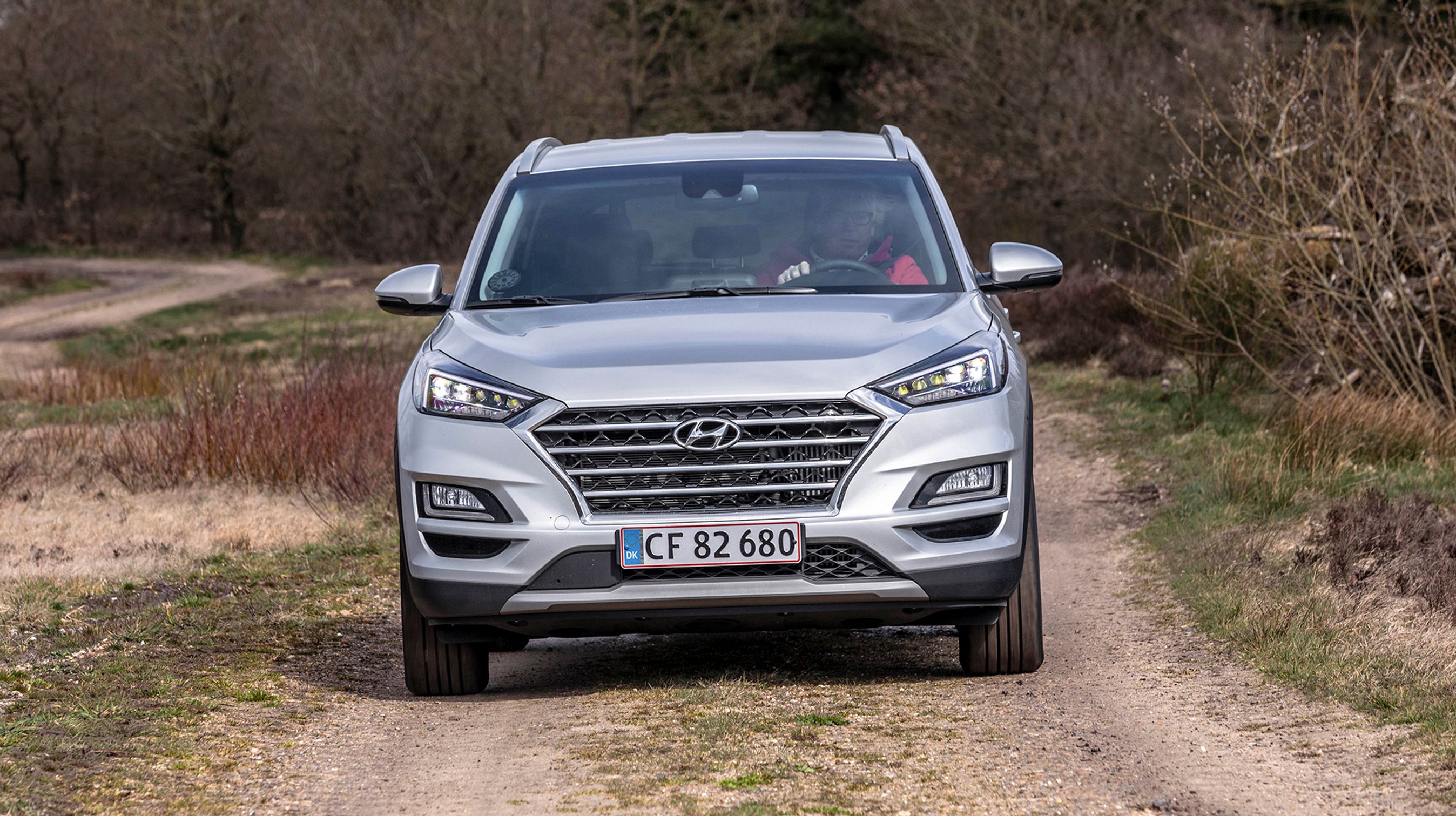 Hyundai Tucson set lige forfra