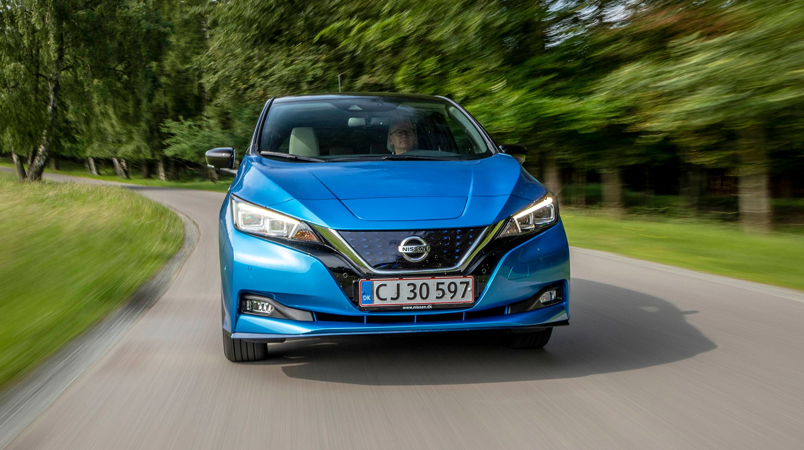 Nissan Leaf set forfra