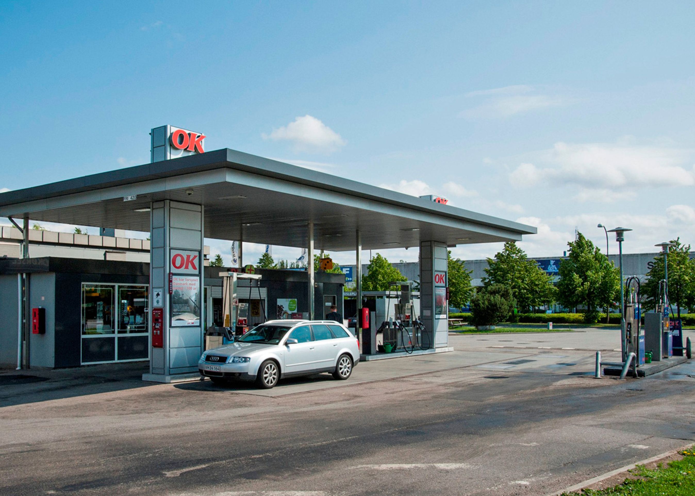 OKs tank på Jydekrogen i Vallensvæk bliver formentlig den første CNG-tank på Sjælland.