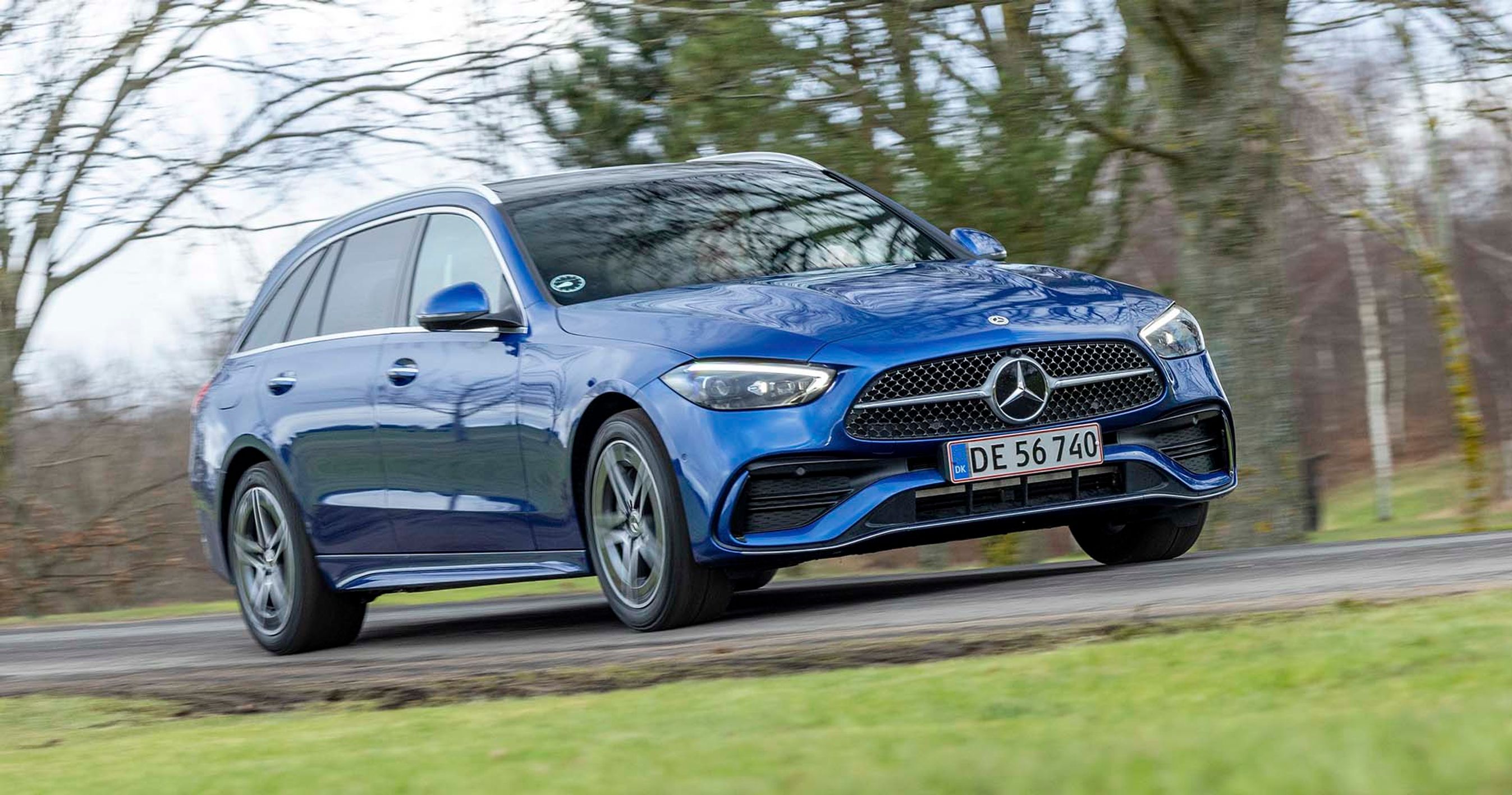 Mercedes-Benz C 300 e set forfra