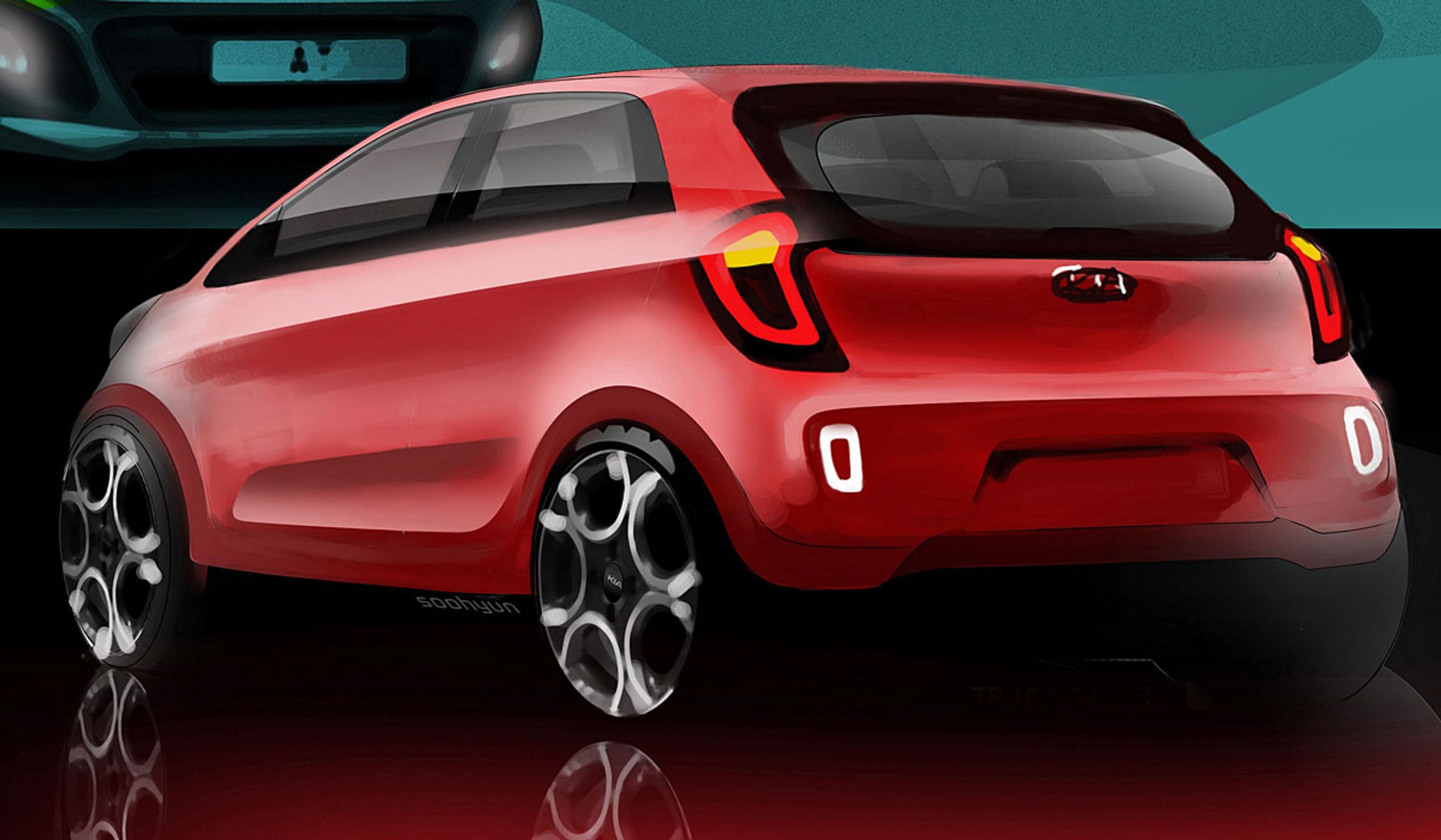 Kia Picanto i anden generation.