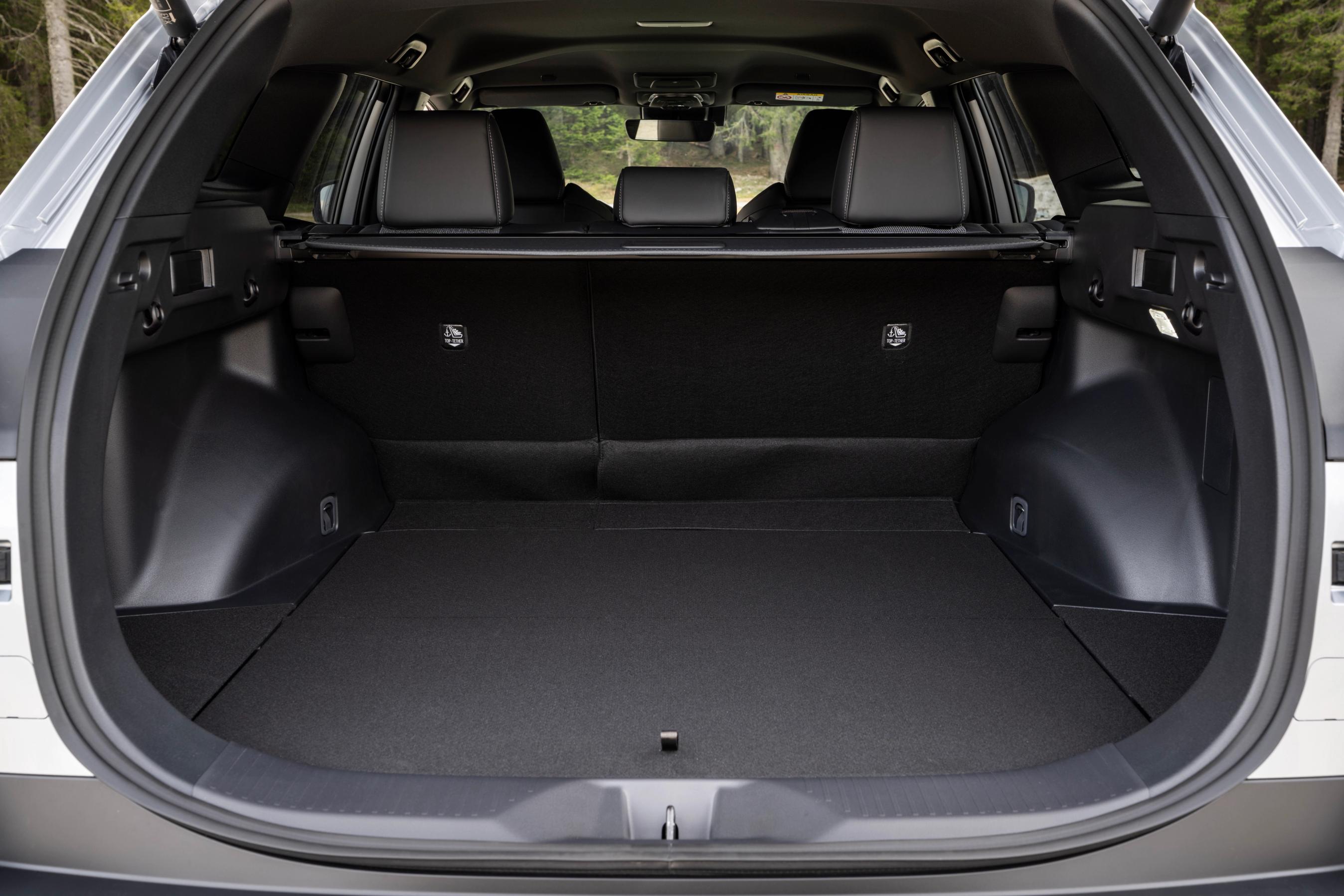 Bagagerummet i en Toyota bZ4X Touring