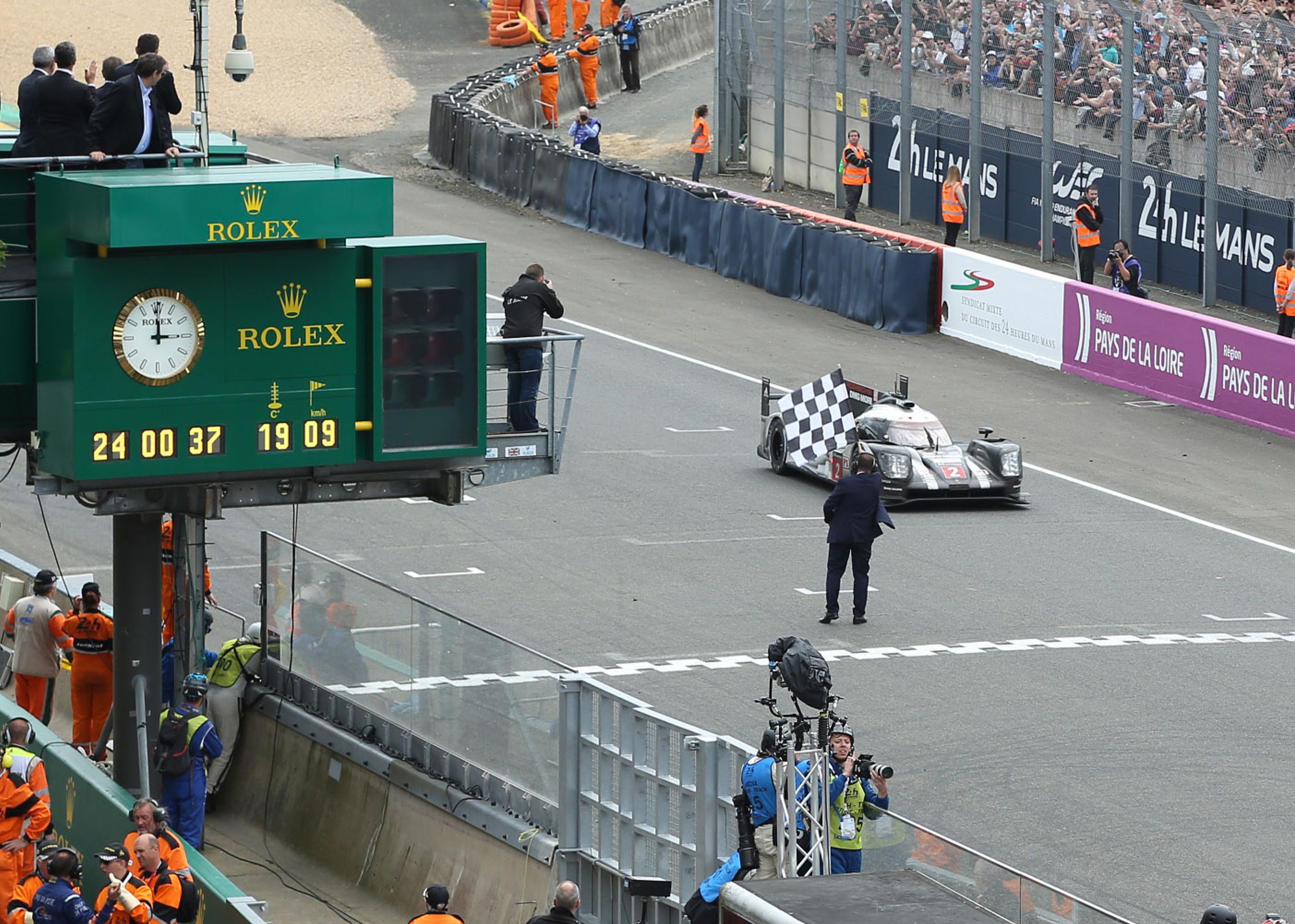 Det var Porsche der vandt løbet for anden gang i træk og 18. gang samlet set.