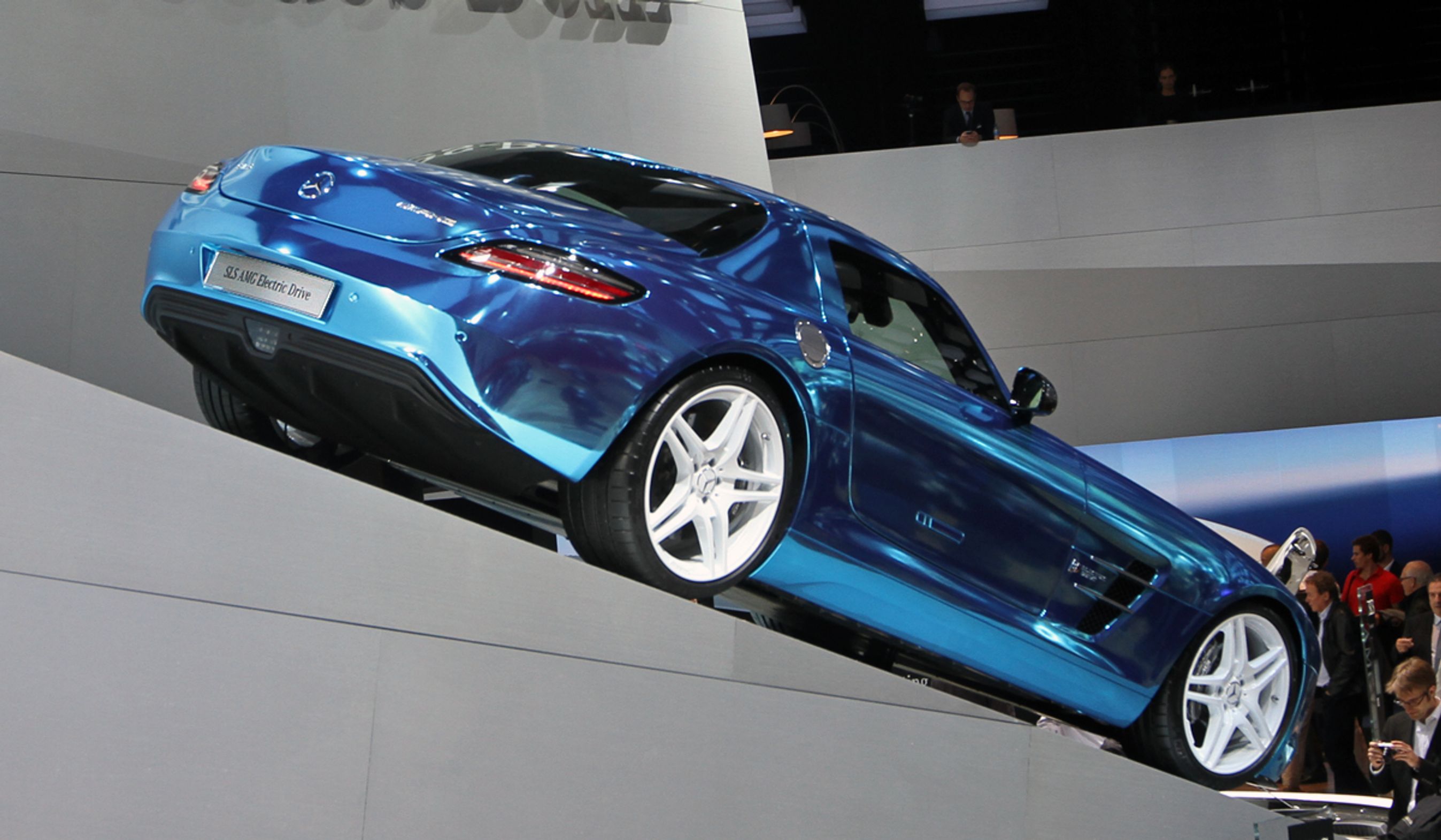 Mercedes-Benz SLS AMG er formentlig verdens hurtigste elbil.
