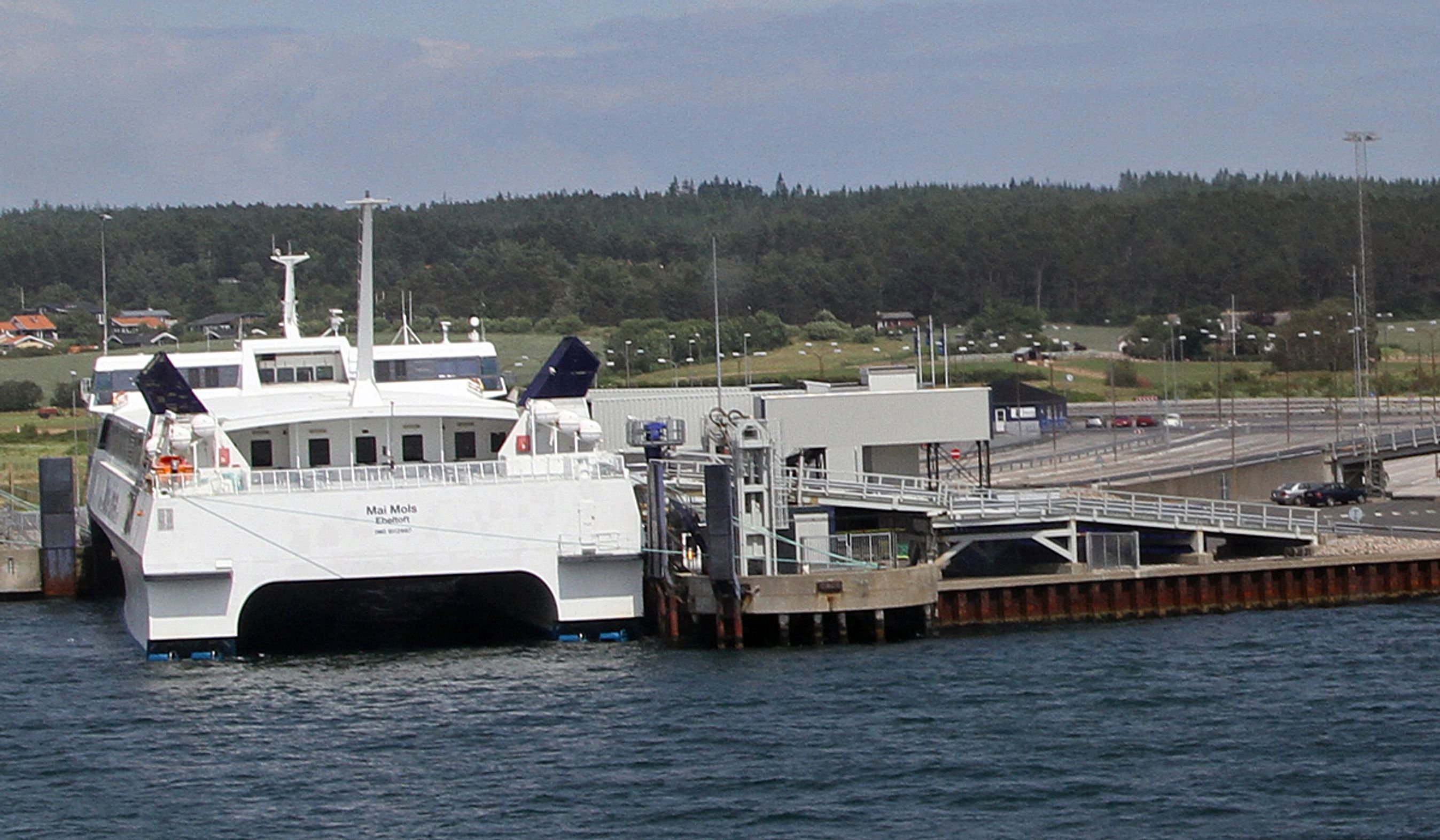 Ebeltoft Færgehavn vil fremover være færgeløs mandag-torsdag.