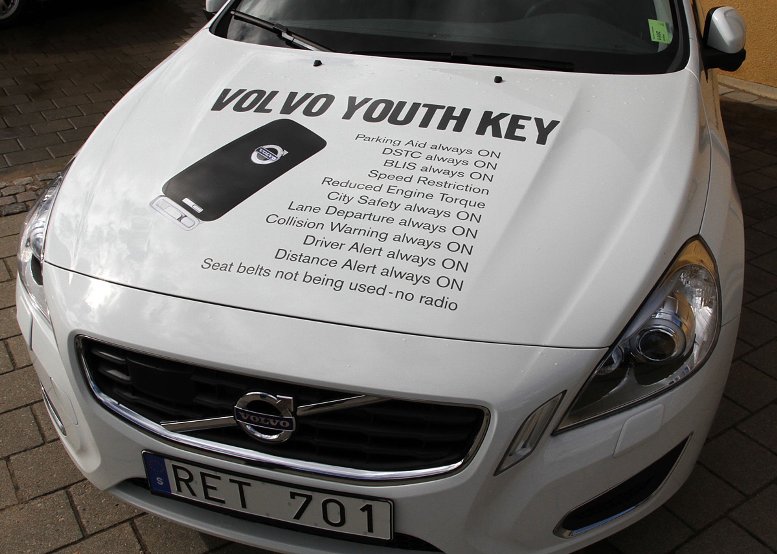 Volvo har ved en sikkerheds-konference fremvist denne prototype. Der er ingen officielle oplysninger om, hvornår systemet kan købes.