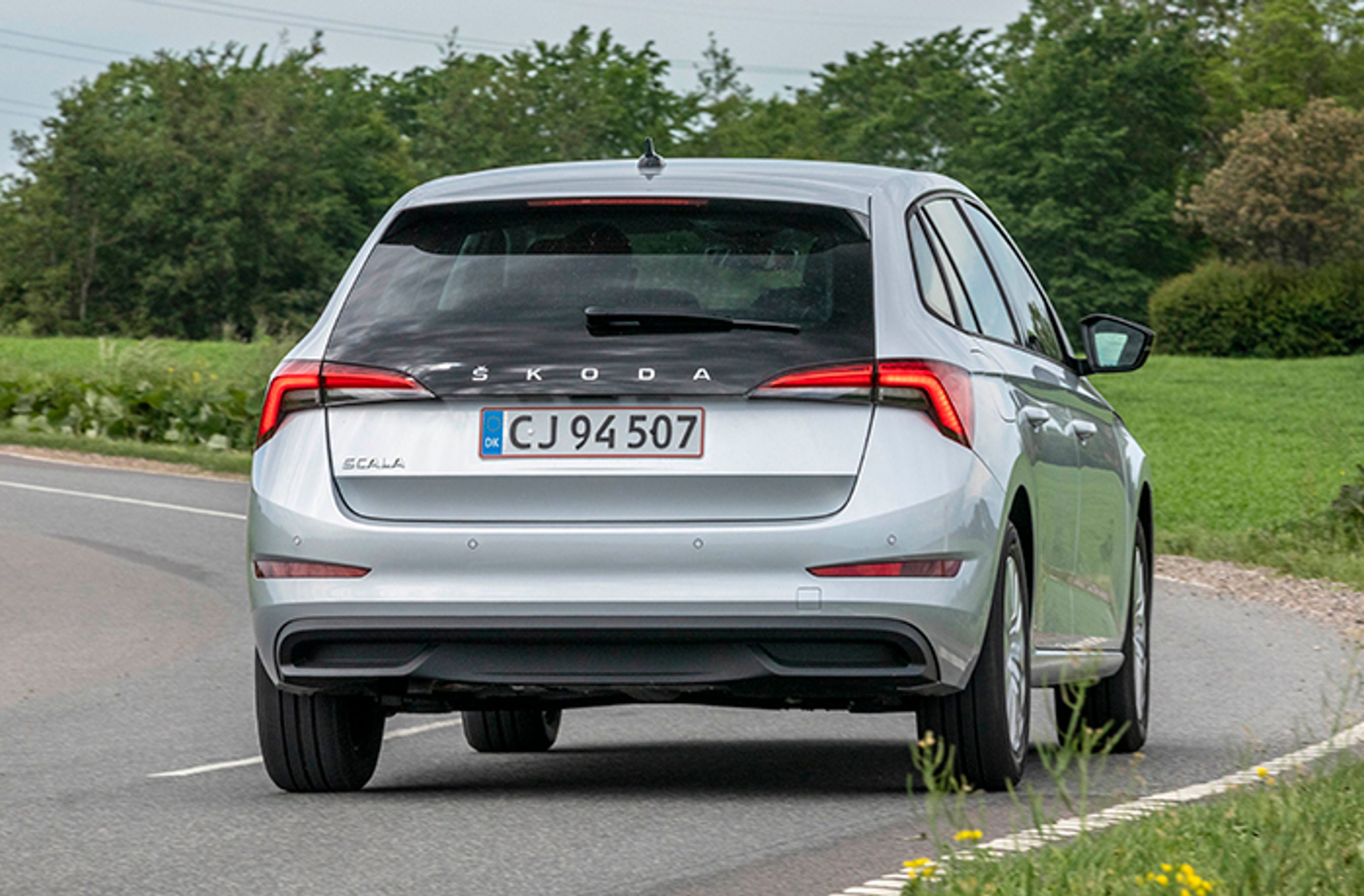 Skoda Scala set bagfra