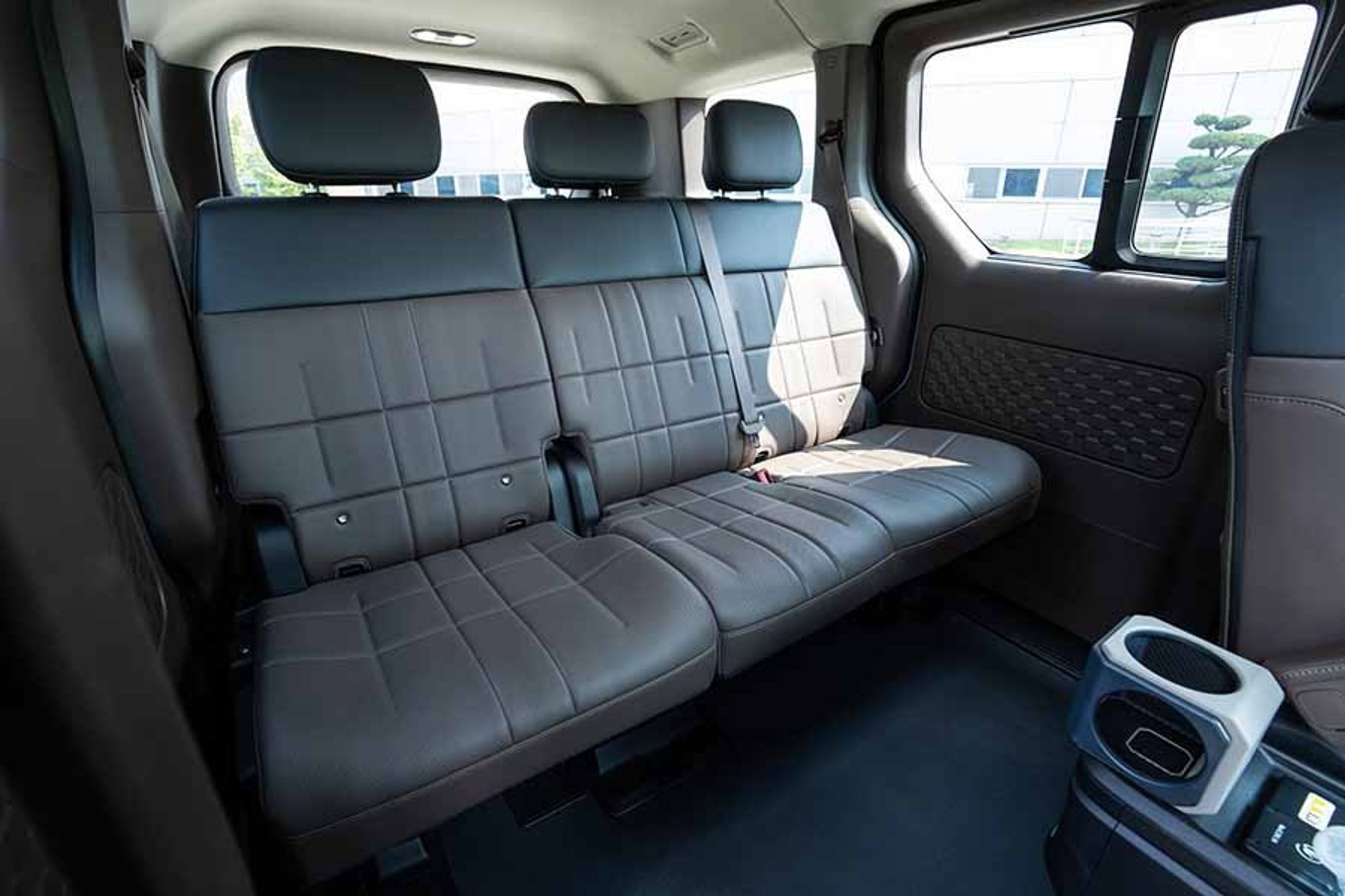 Bagsæder i en Kia PV5