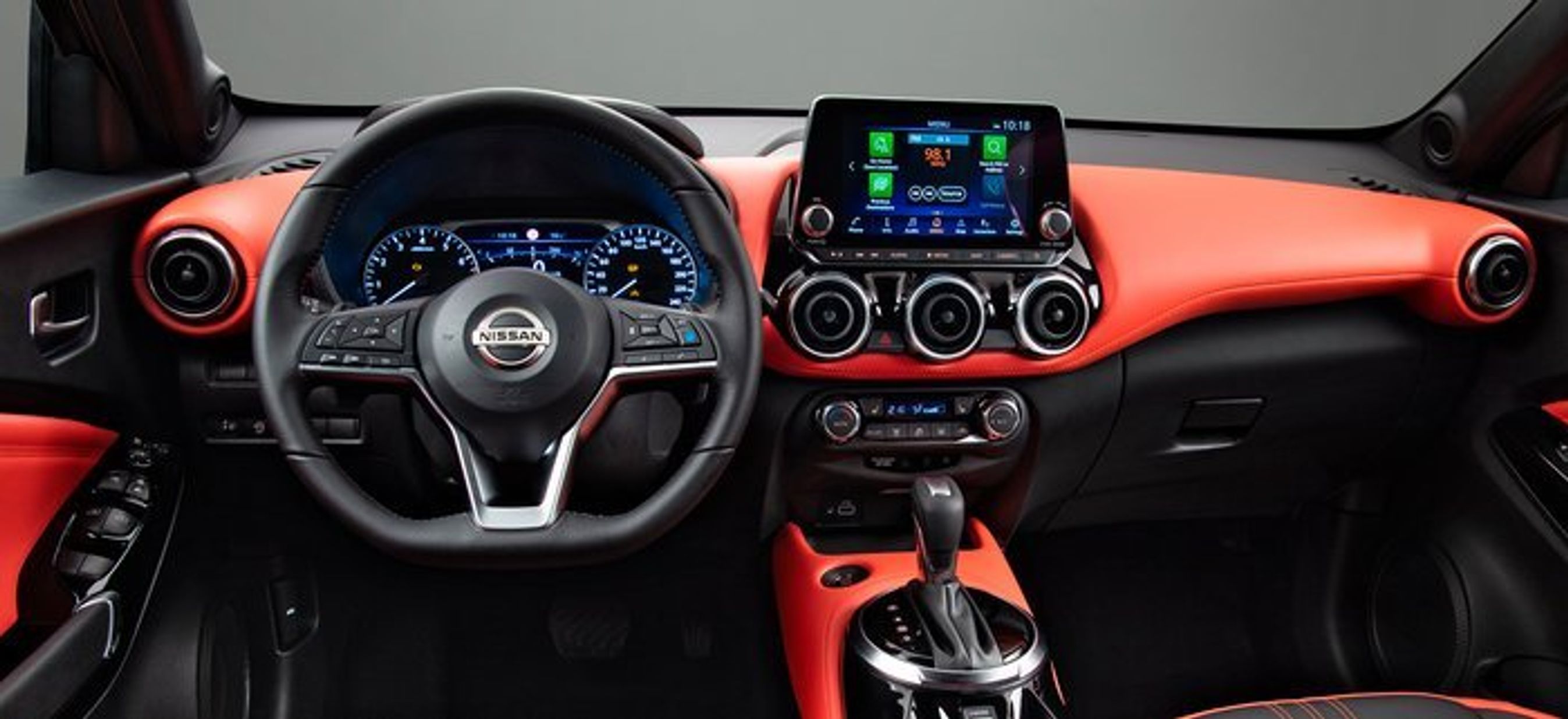 Kabinen kan fås i friske farver.