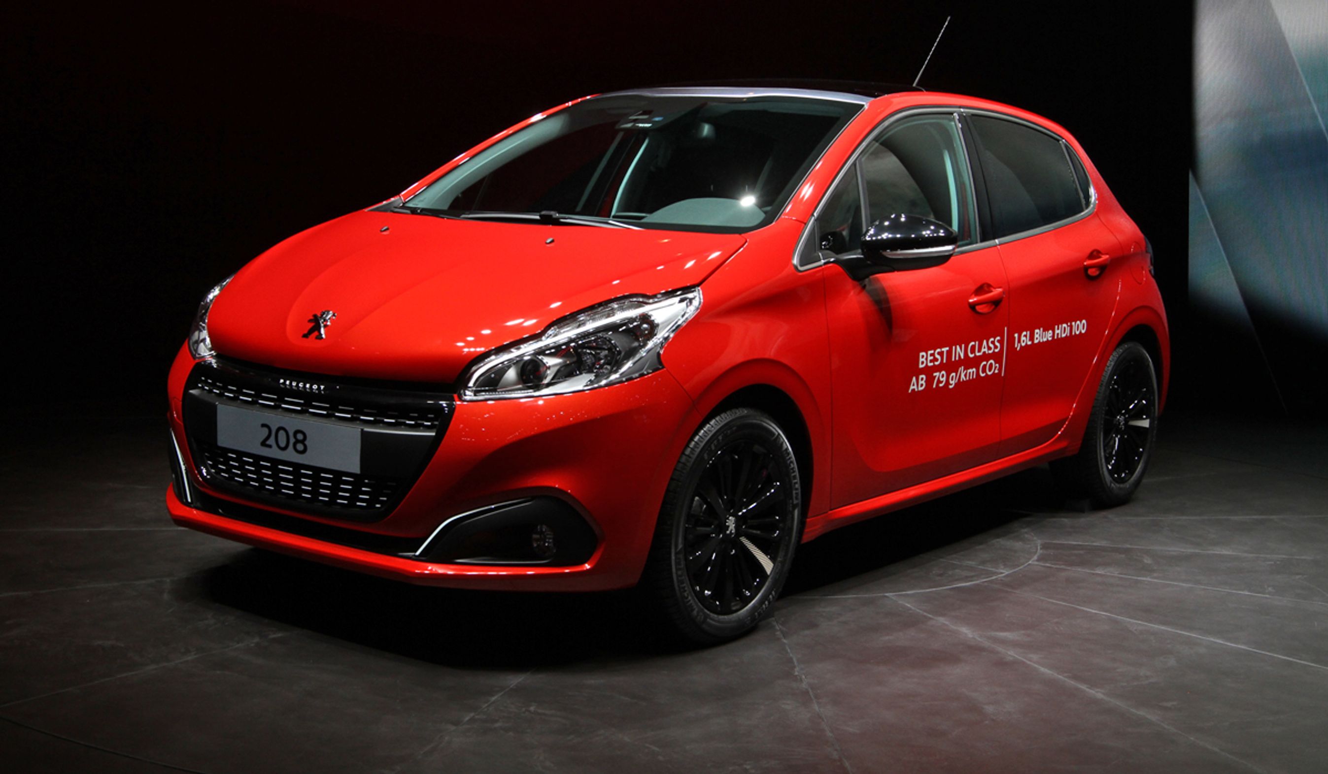 Peugeot 208 i den faceliftede 2015-udgave.