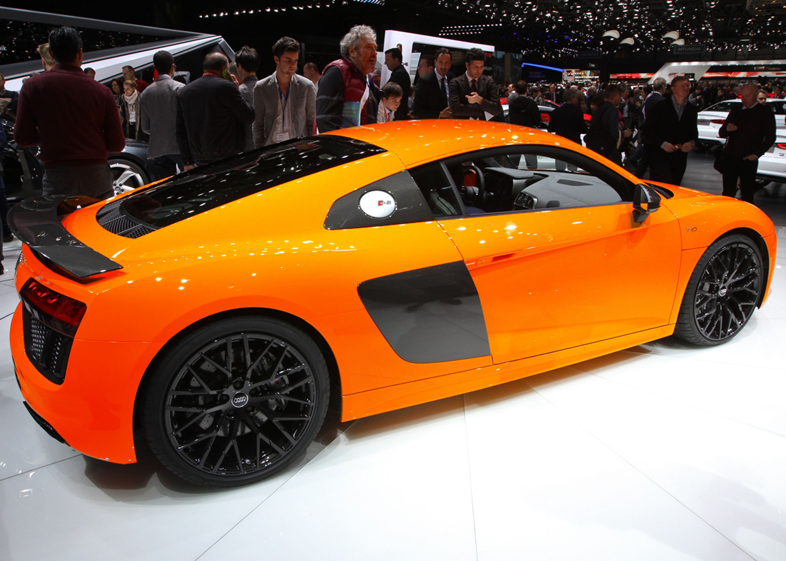 Audi R8 har i denne Plus-udgave 610 hk og klarer 0-100 km/t. på 3,2 sekunder. Foto: Torben Arent